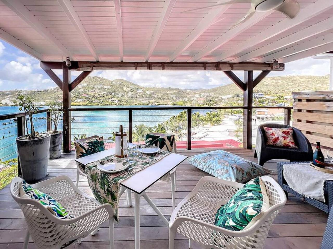 The View, Pool, Sea View, Oyster Pond Balconies view 5