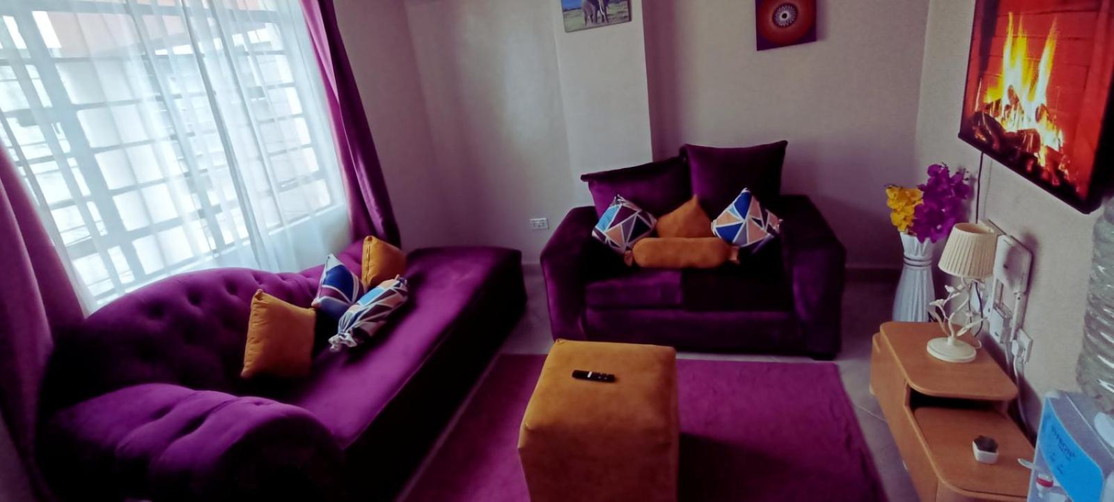 The Purple Gem Airbnb -South B- Oak South Apartments