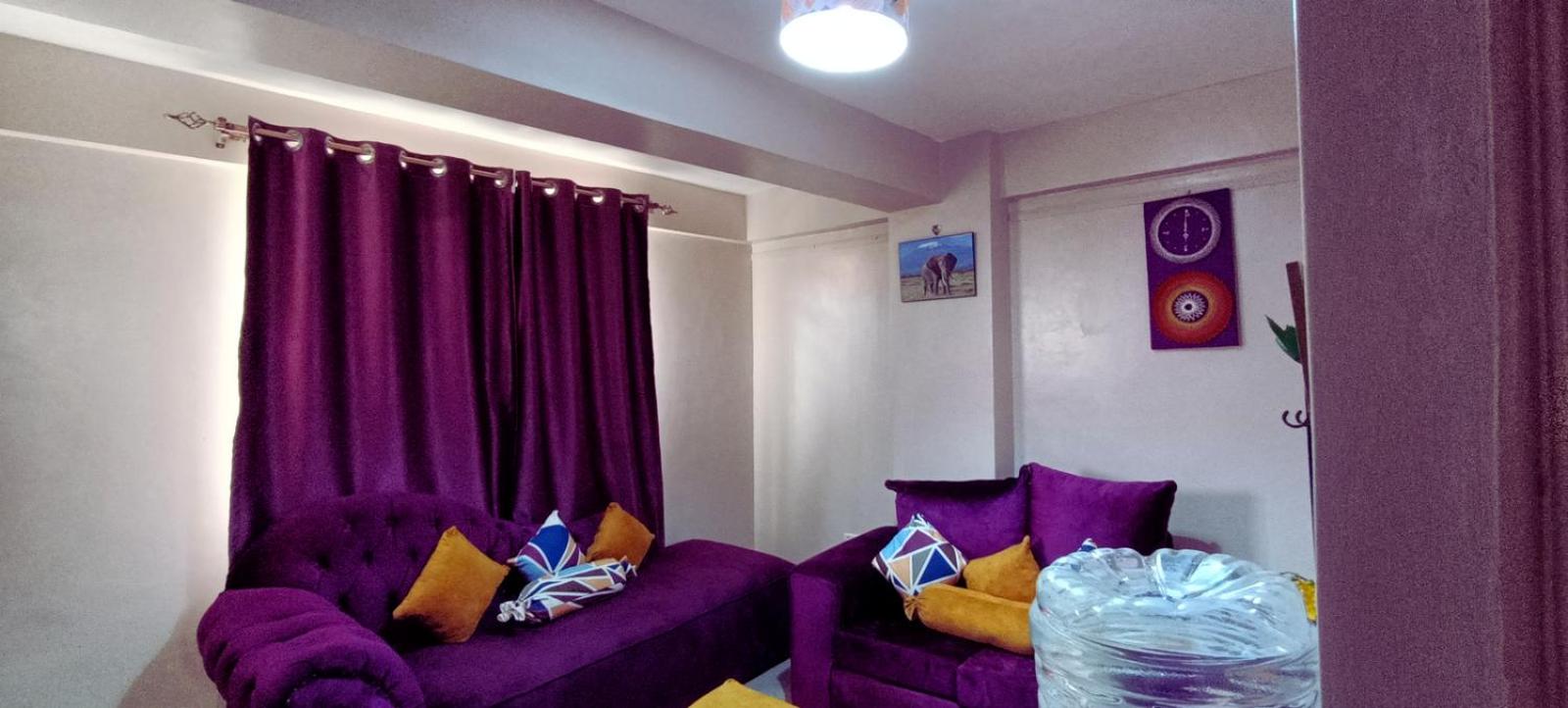The Purple Gem Airbnb -South B- Oak South Apartments