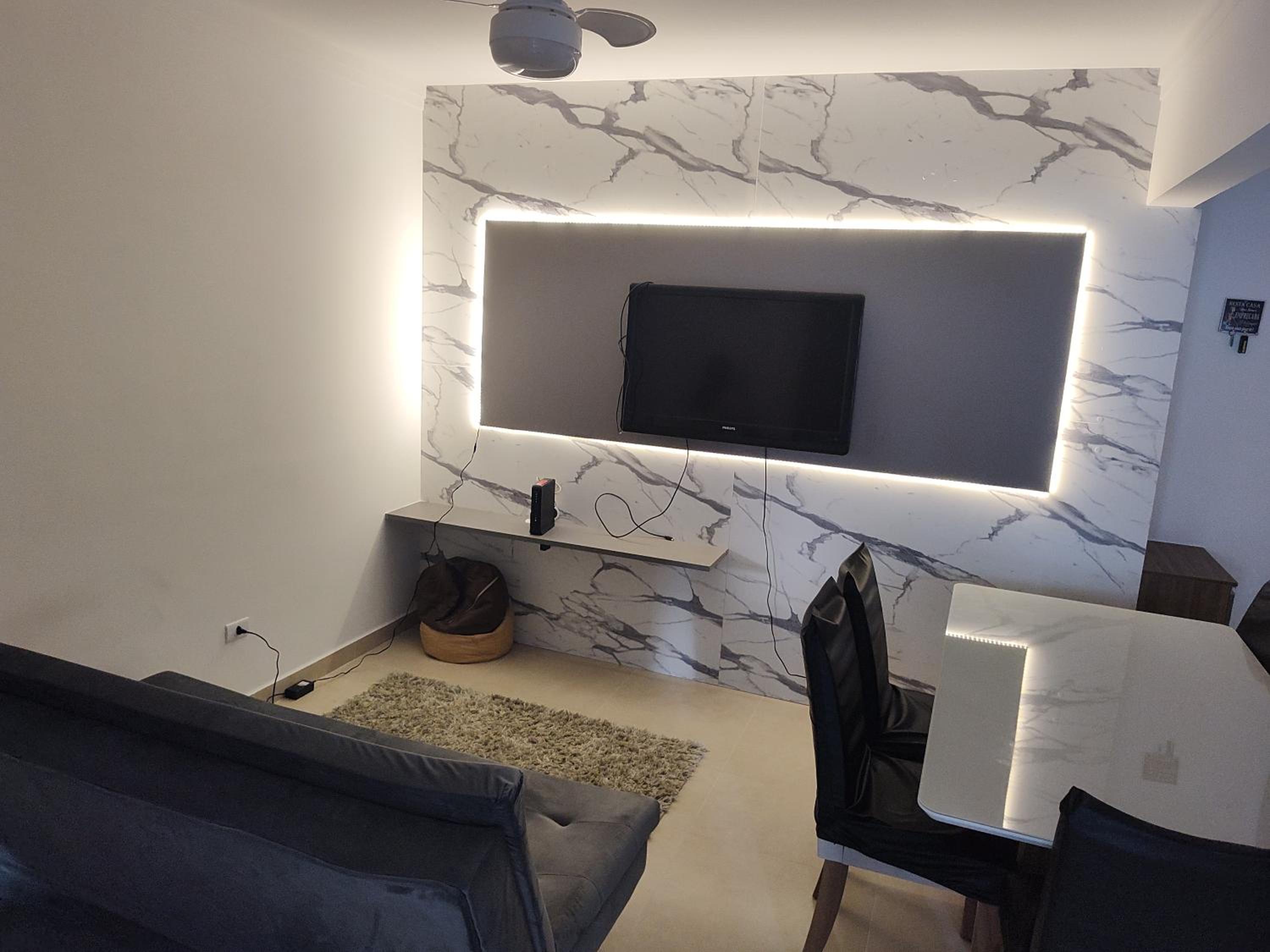 Apartamento aconchegante, frente praia, vista linda