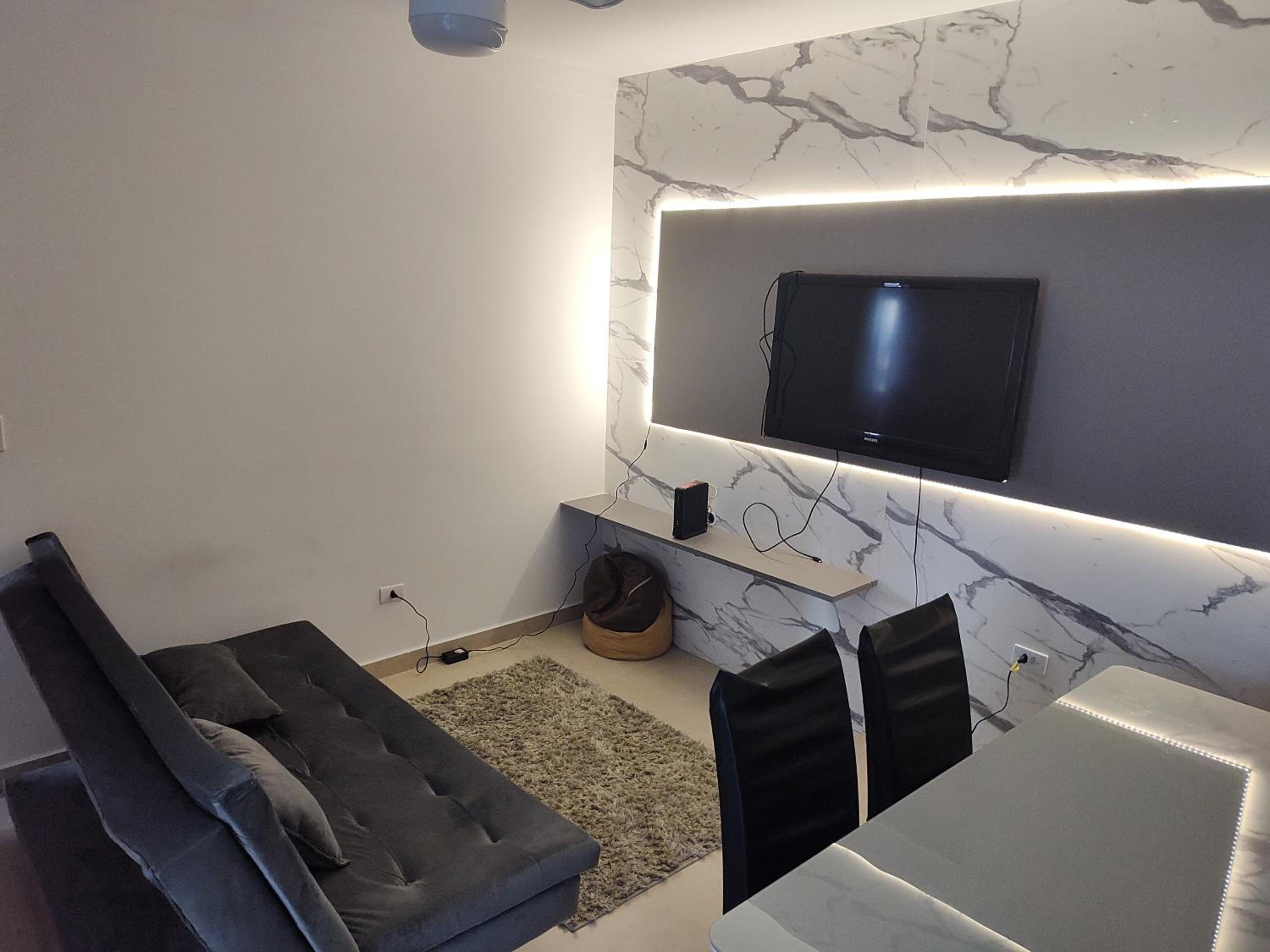Apartamento aconchegante, frente praia, vista linda