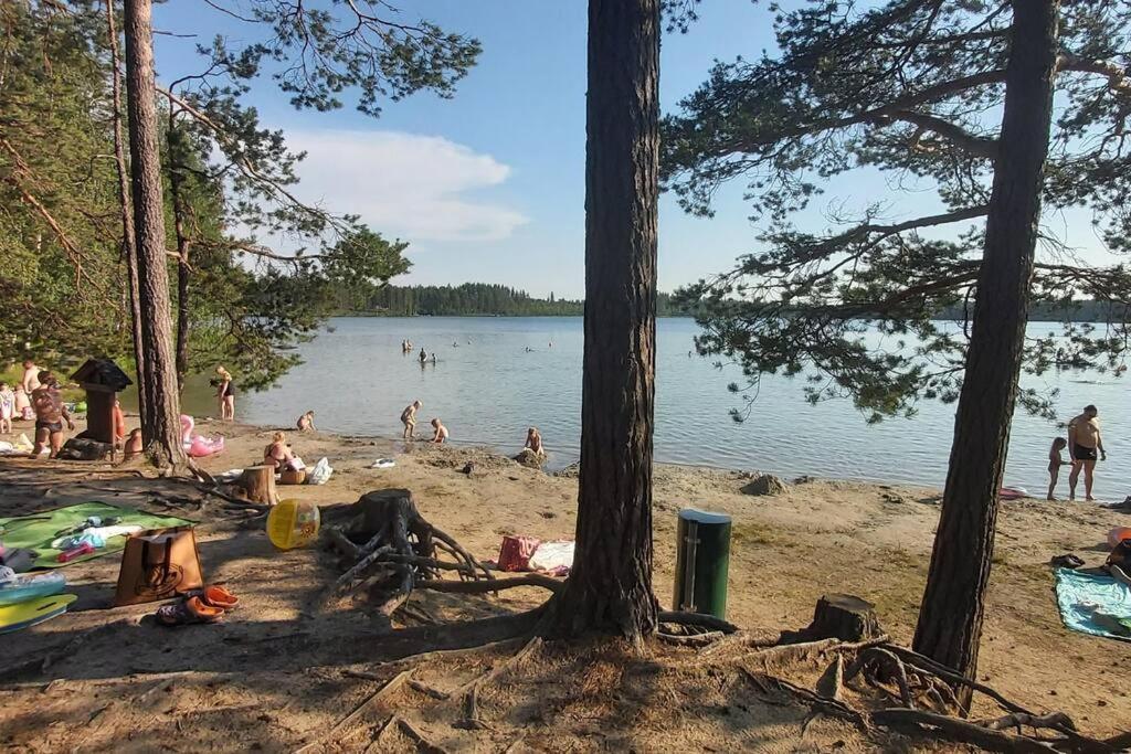 Villa Mäntysaari luonnonrauhaa kaupungin lähellä.