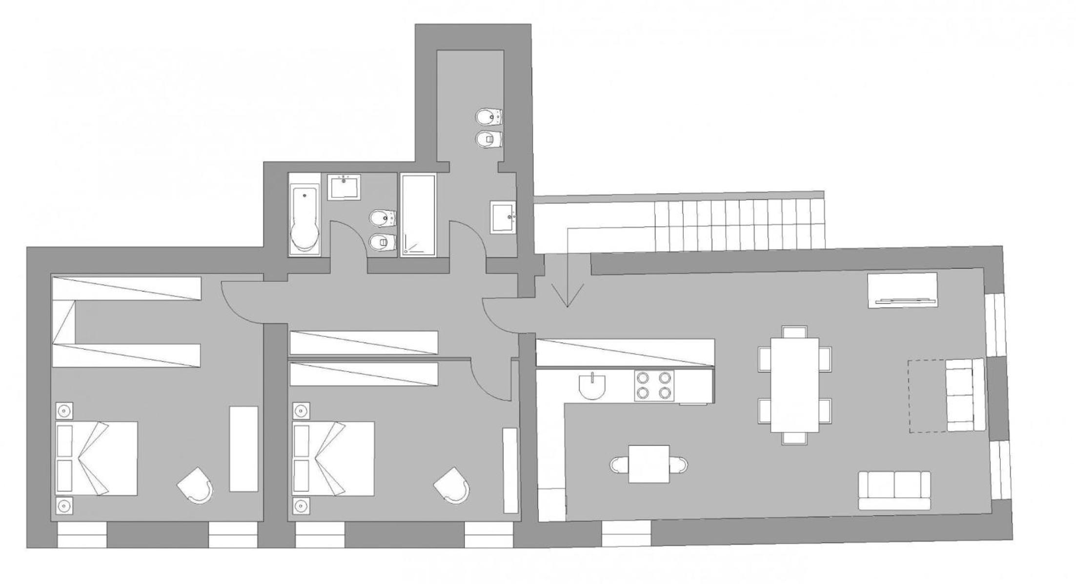 Scaleter - a fine luxury apartment in Palazzo with canal view