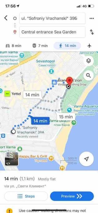 New luxury furnished apartment - beach, Varna center & fast Wi-FI