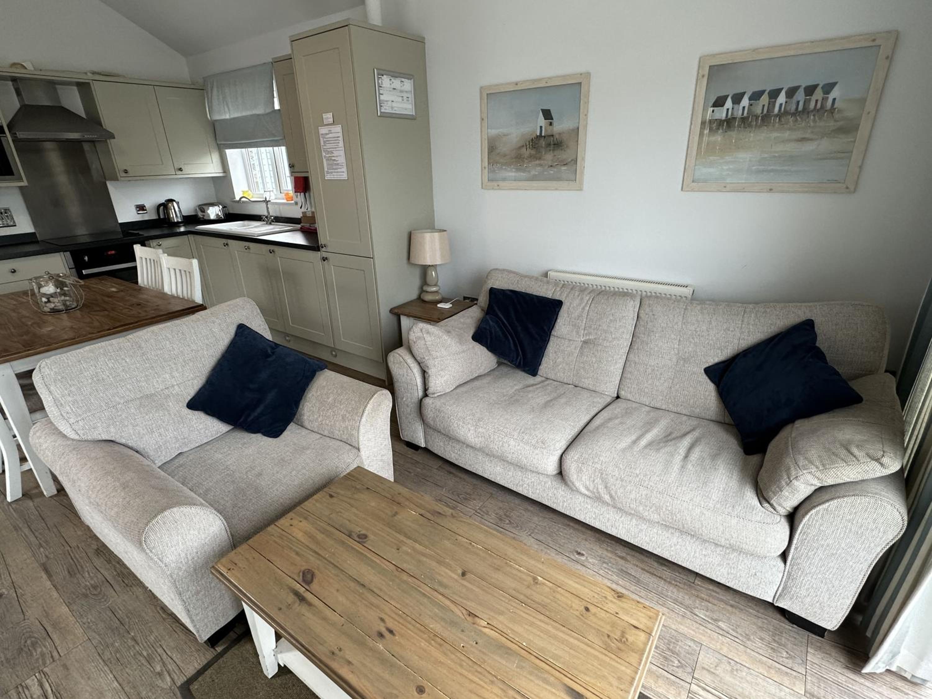 Sandy Collection - 2 next door beach houses - Part of the The Bay Filey Holiday Village with pool, gym and direct beach access, pub, restaurant, tennis and
