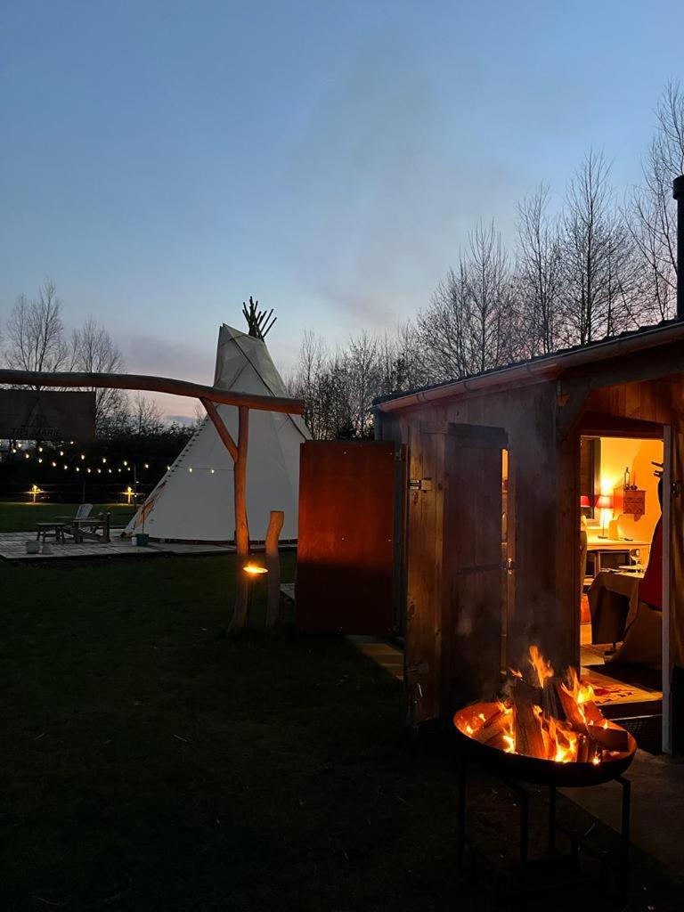 Cabin Margot with hot tub in private garden