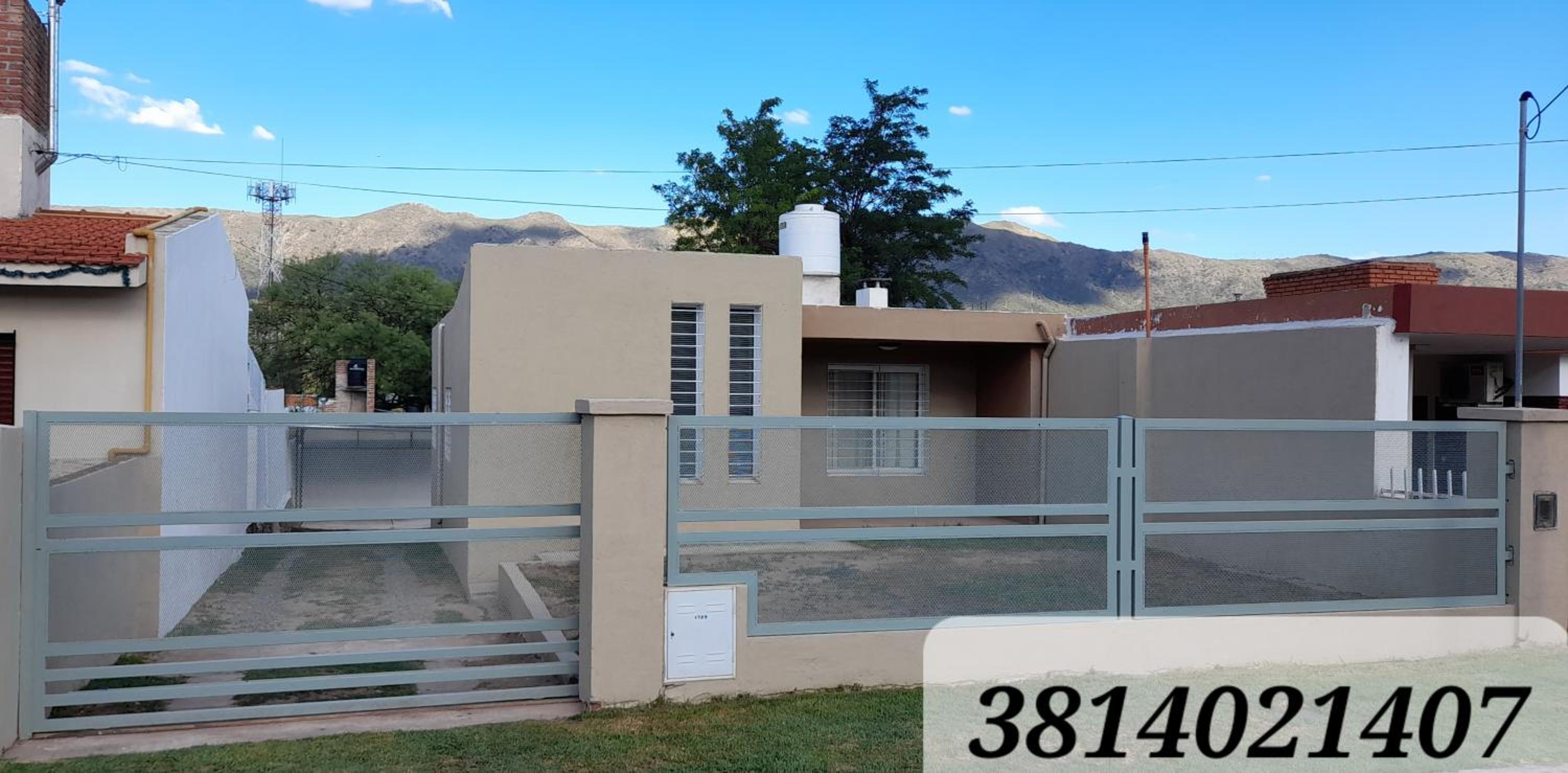 Casa con vista a las sierras