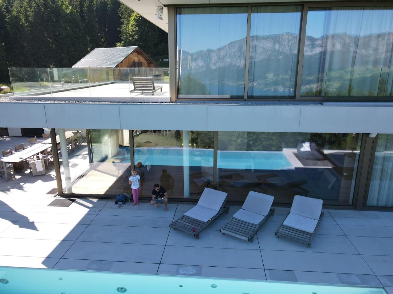Attersee Luxury Design Villa with dream views, large Pool and Sauna