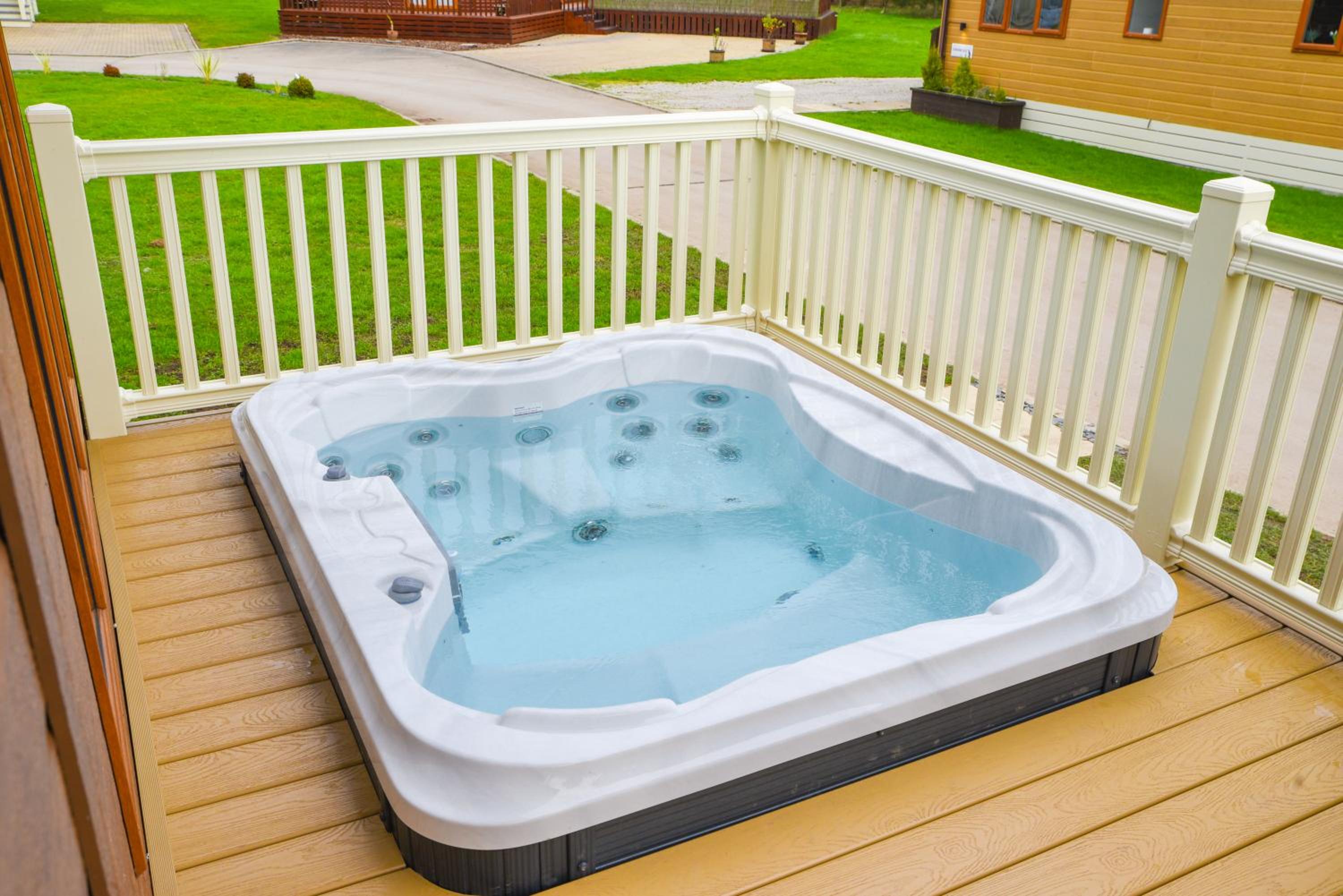 Rowan Lodge with Hot Tub view 4