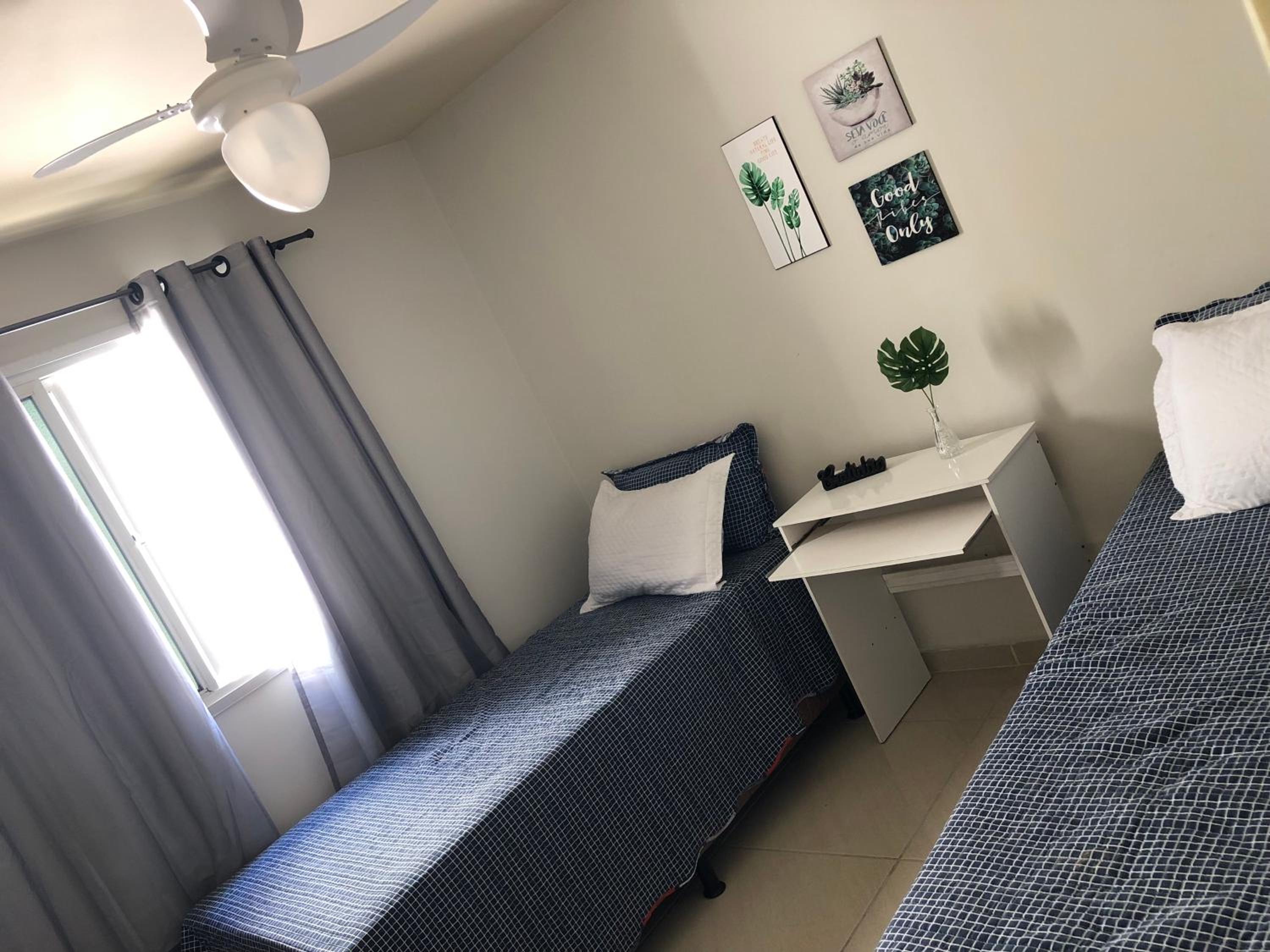 A Passos da Areia Apartamento 2 Quartos no Coração da Badalada Praia do Morro - WiFi Fibra