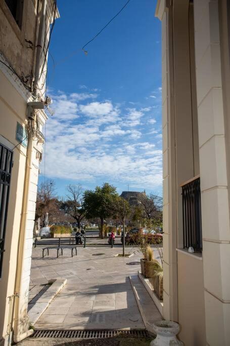 Corfu old town Akis studio Liston square area