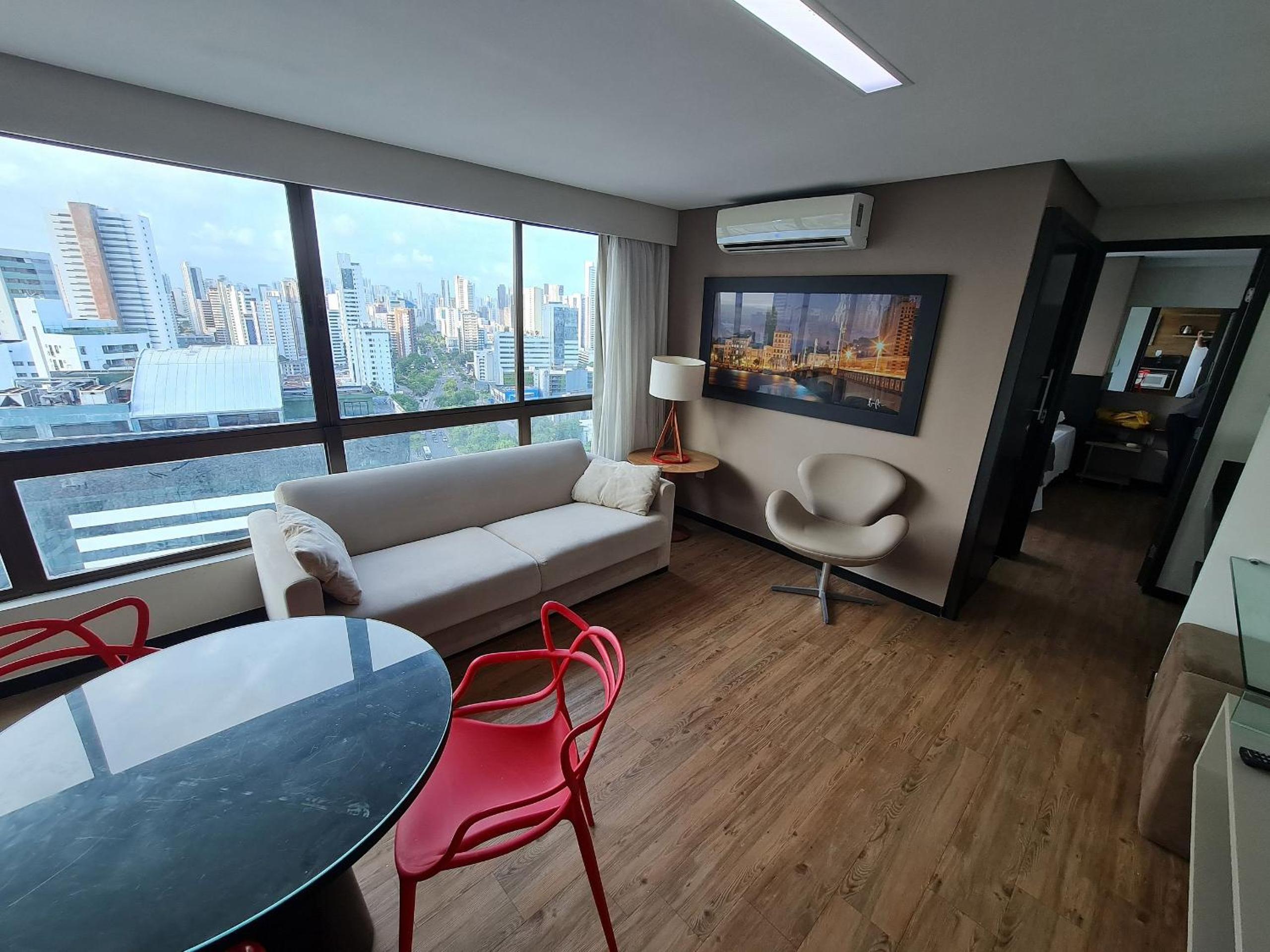 Confortável Flat em Boa Viagem com vista