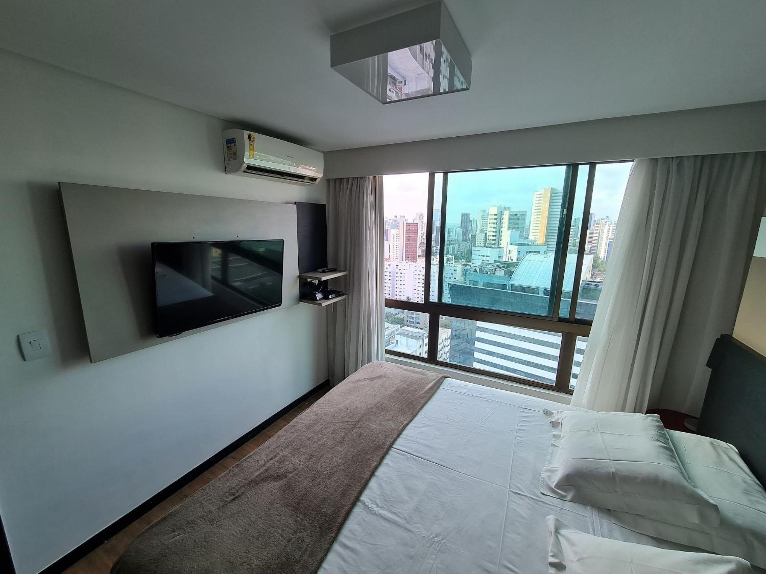 Confortável Flat em Boa Viagem com vista