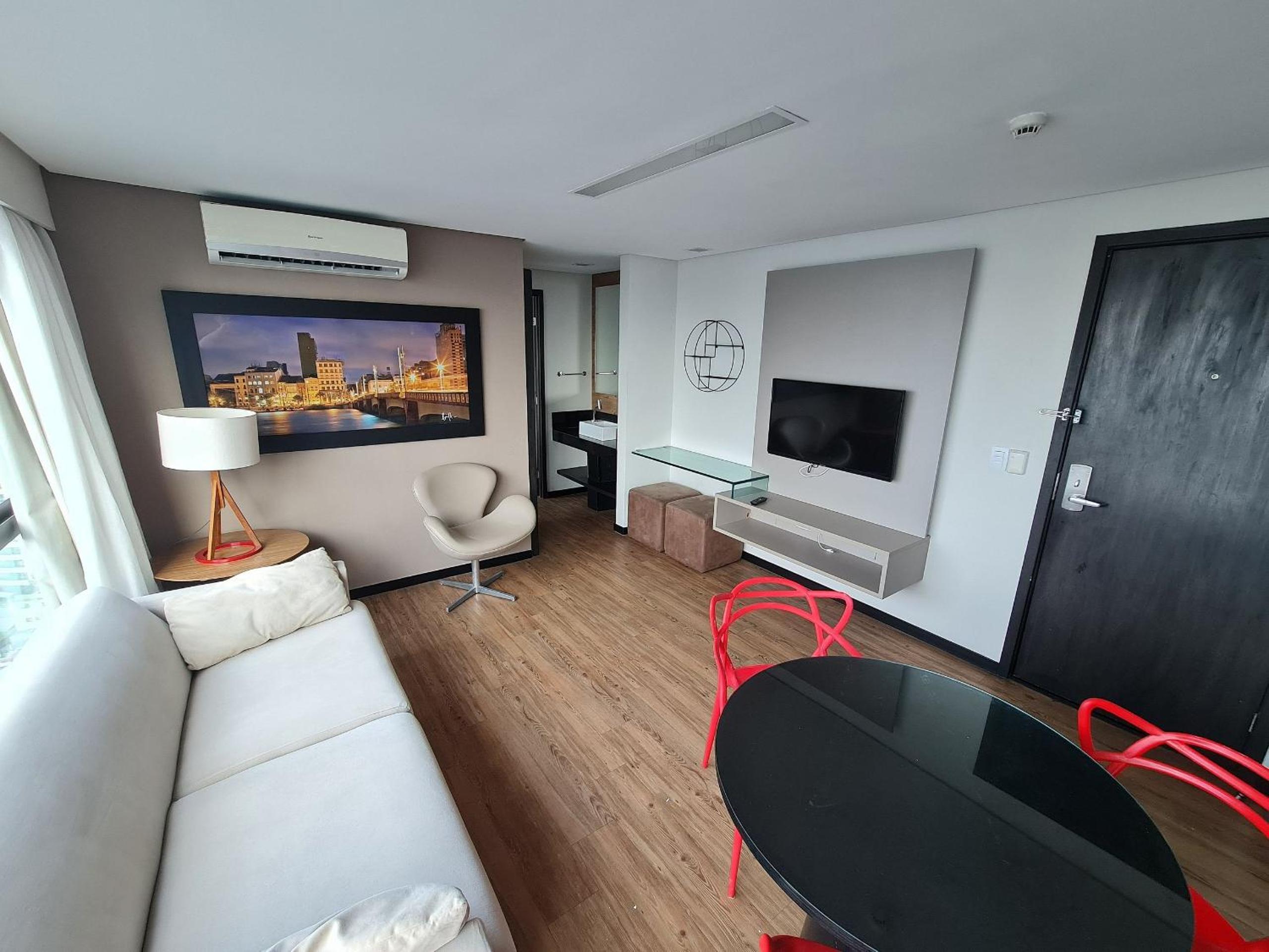 Confortável Flat em Boa Viagem com vista