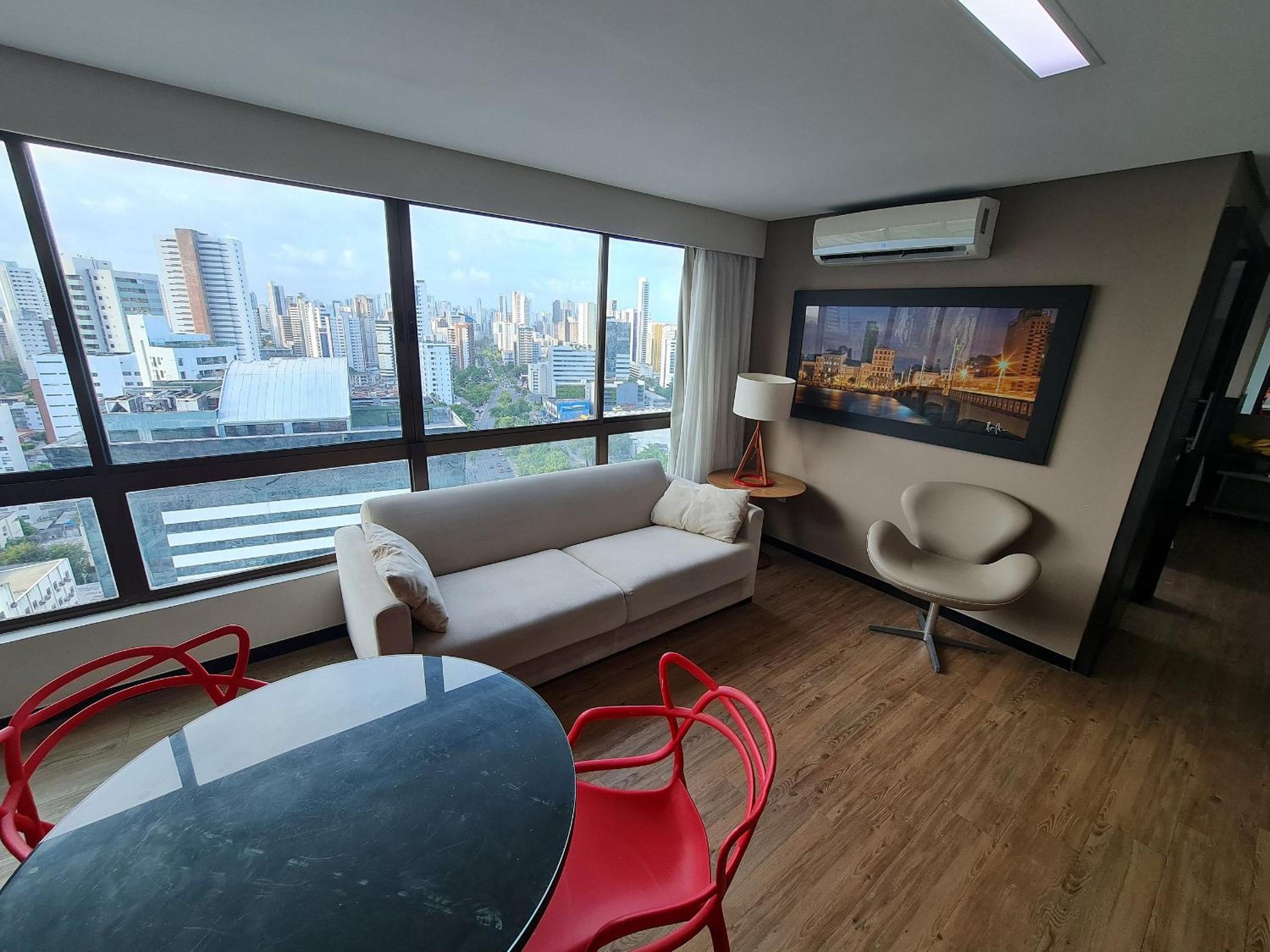 Confortável Flat em Boa Viagem com vista