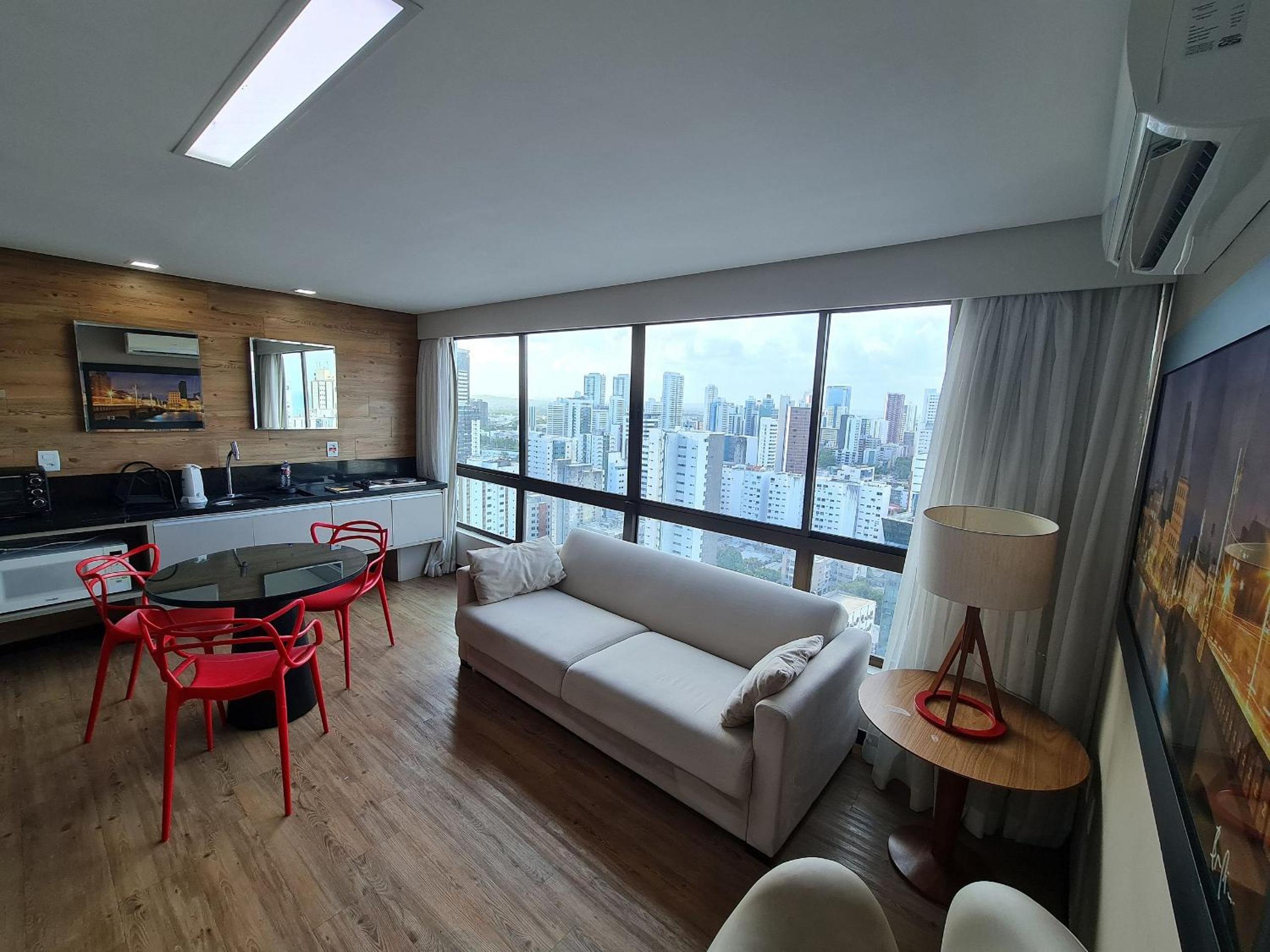 Confortável Flat em Boa Viagem com vista