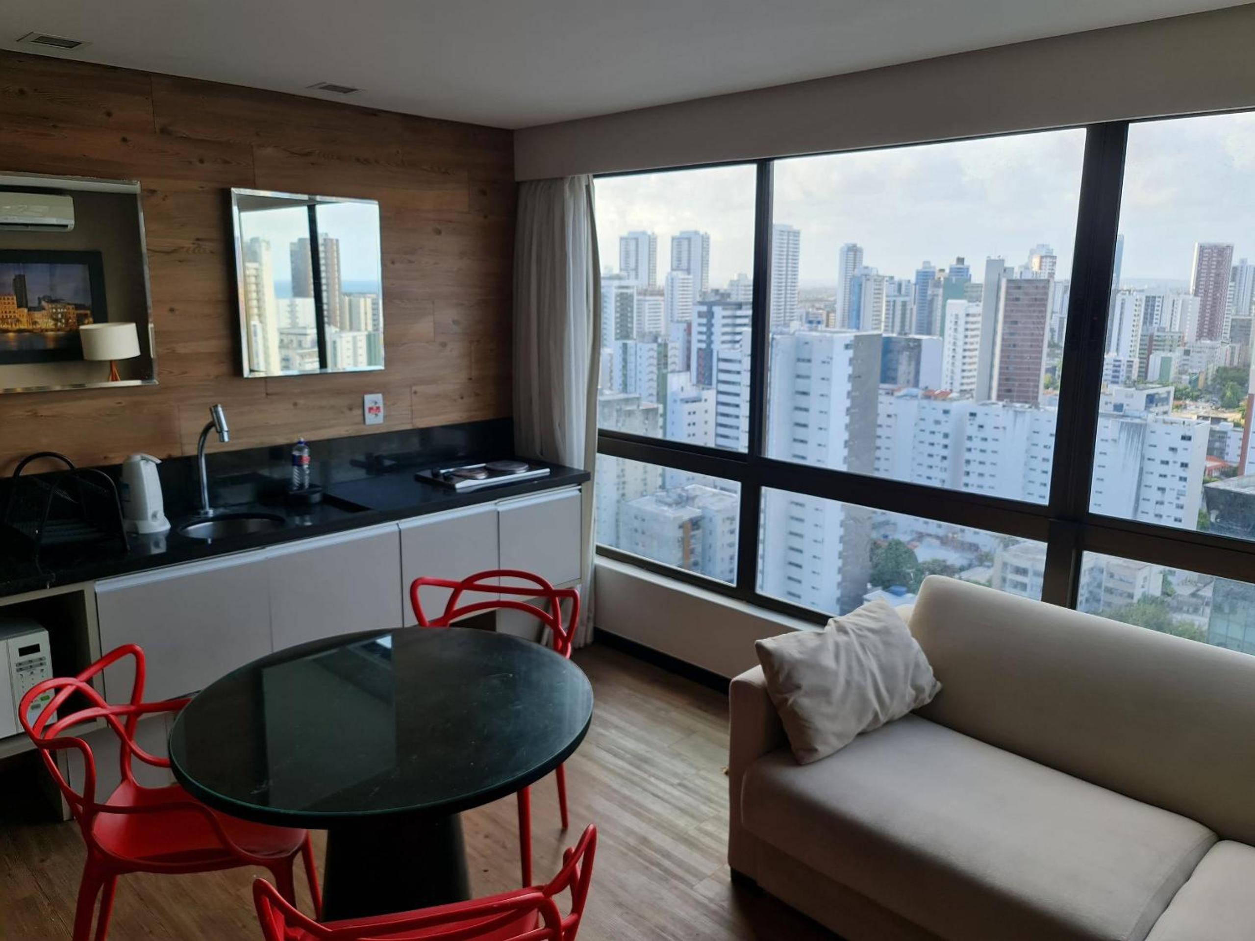 Confortável Flat em Boa Viagem com vista