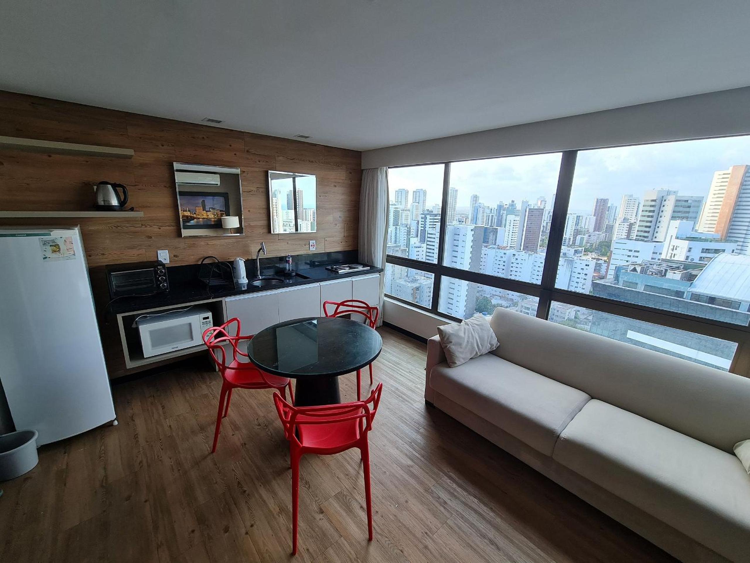 Confortável Flat em Boa Viagem com vista