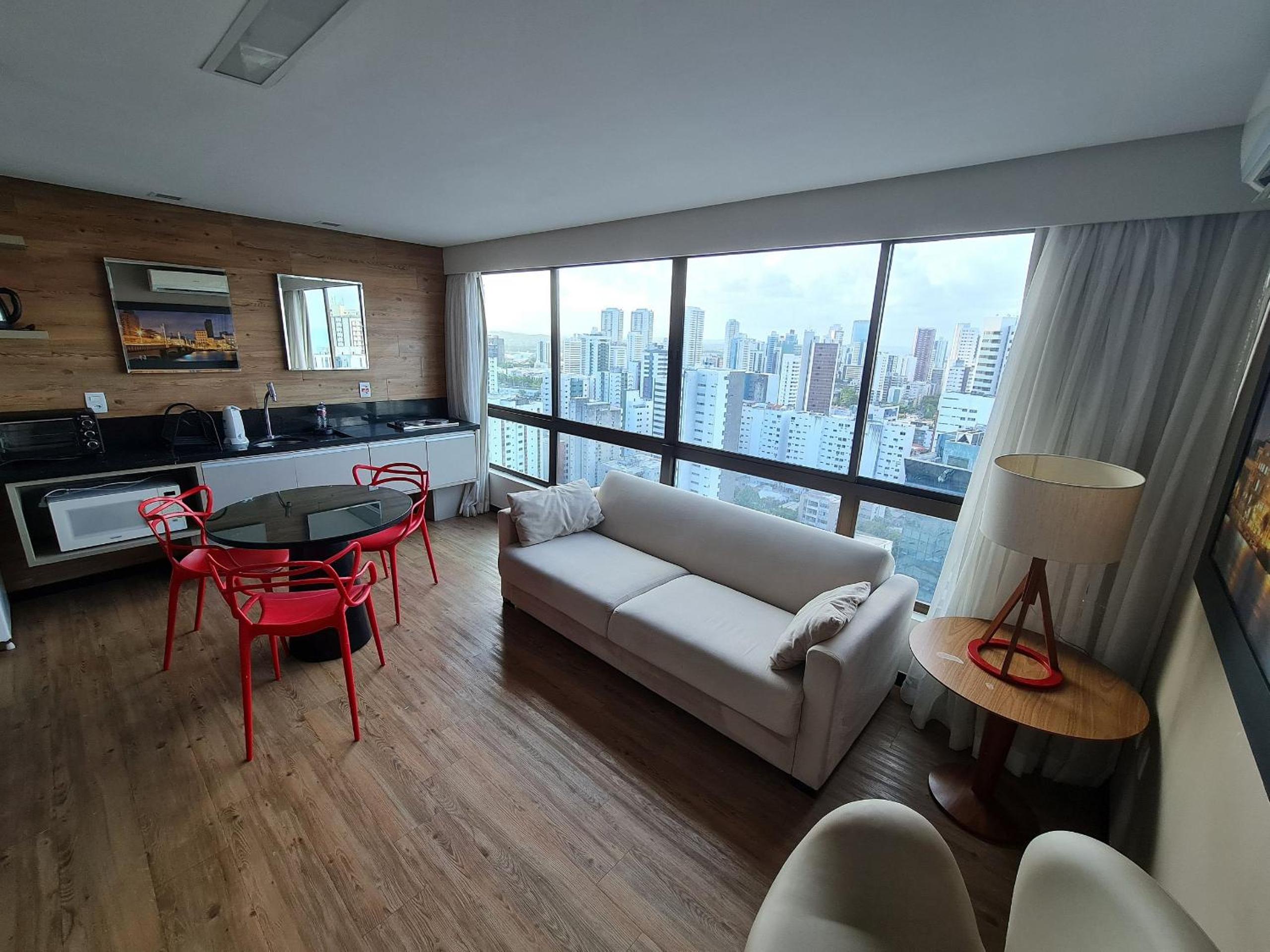 Confortável Flat em Boa Viagem com vista