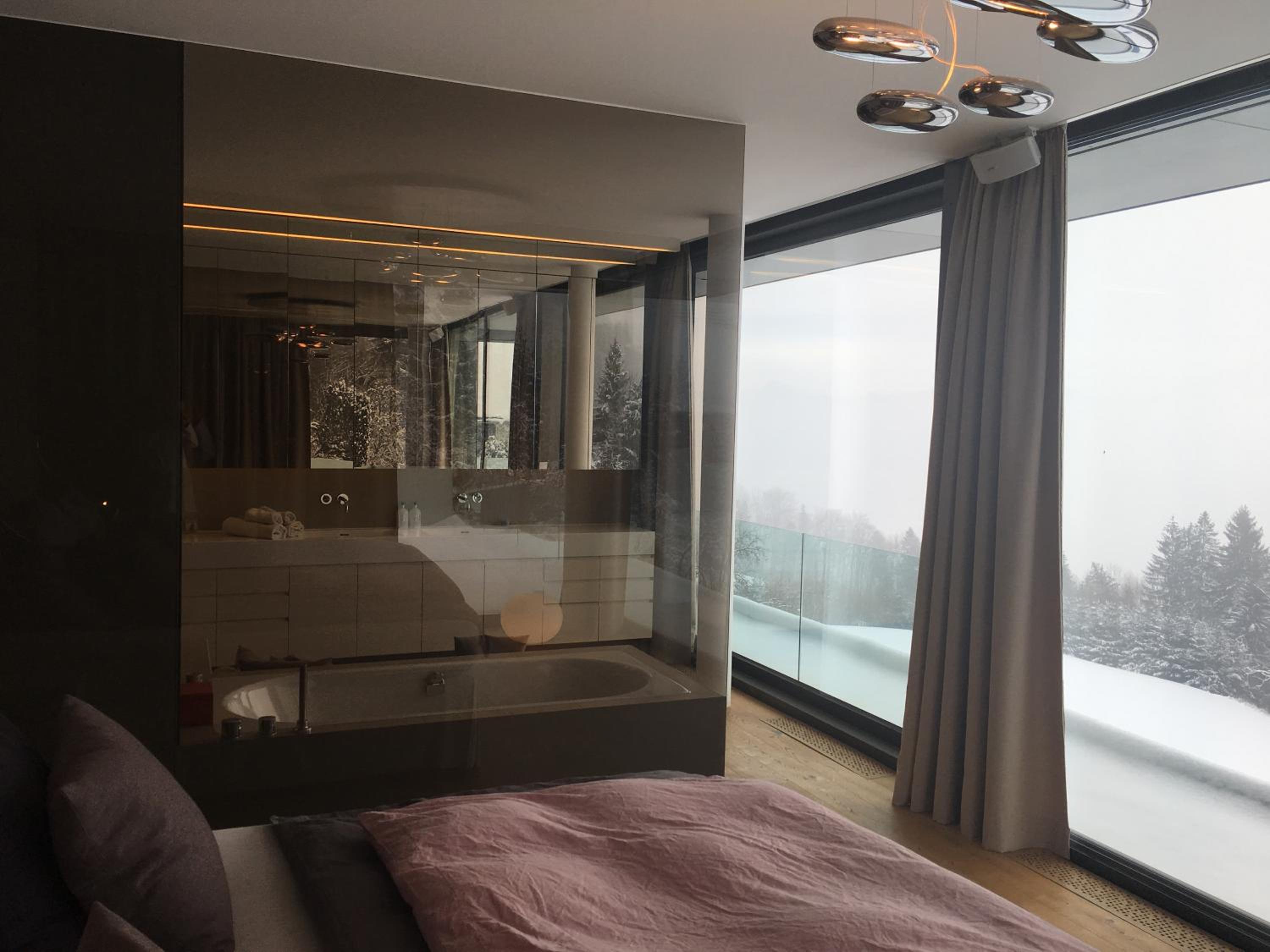 Attersee Luxury Design Villa with dream views, large Pool and Sauna