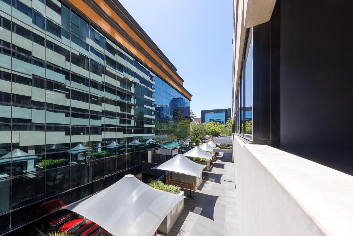 outdoor BBQ area