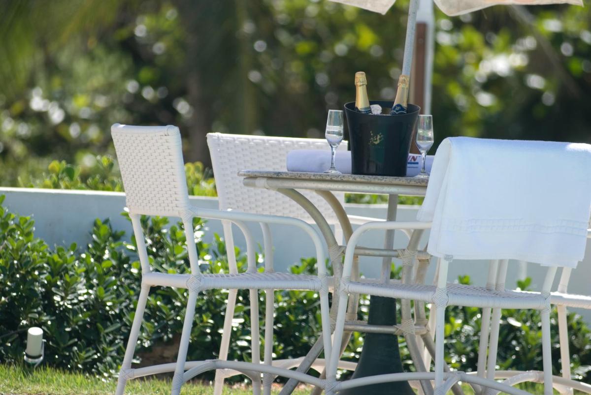 outdoor BBQ area