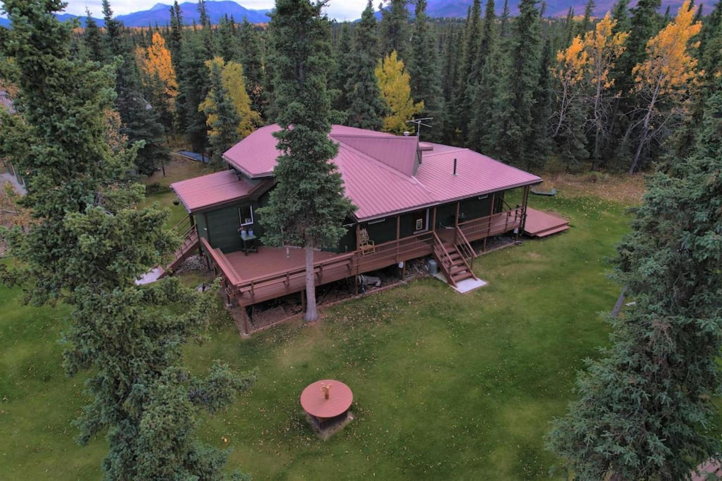 Denali Natl Park 3 Bedroom Home on 5 Acres, hiking and wildlife