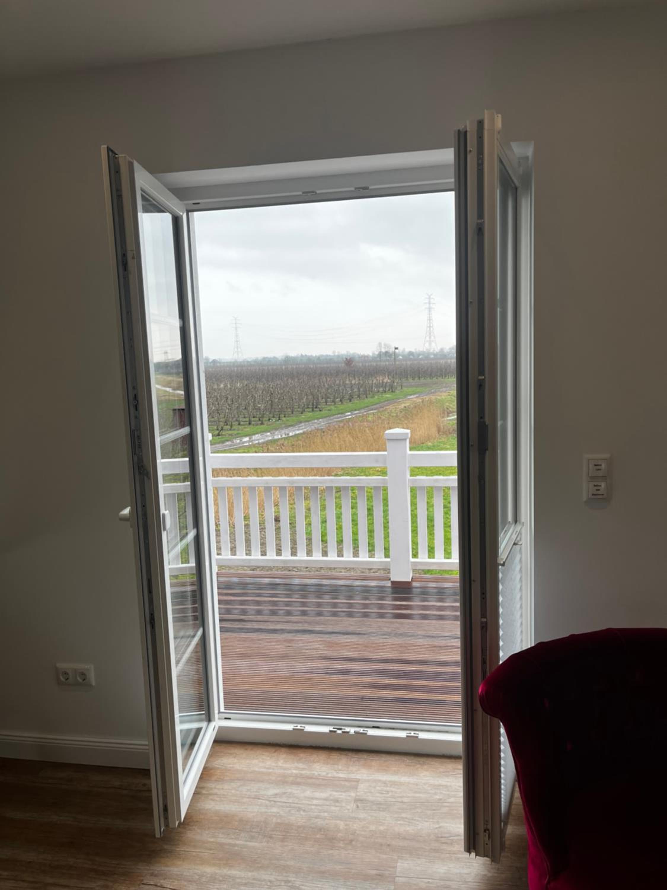Muggelhuus das Loft mit Elbdeichblick im Alten Land und mit Wallbox