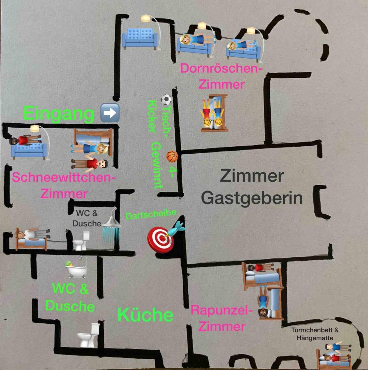Room in Apartment - Schlafen Wie Prinzessinnen In Kemptens Schlosschen