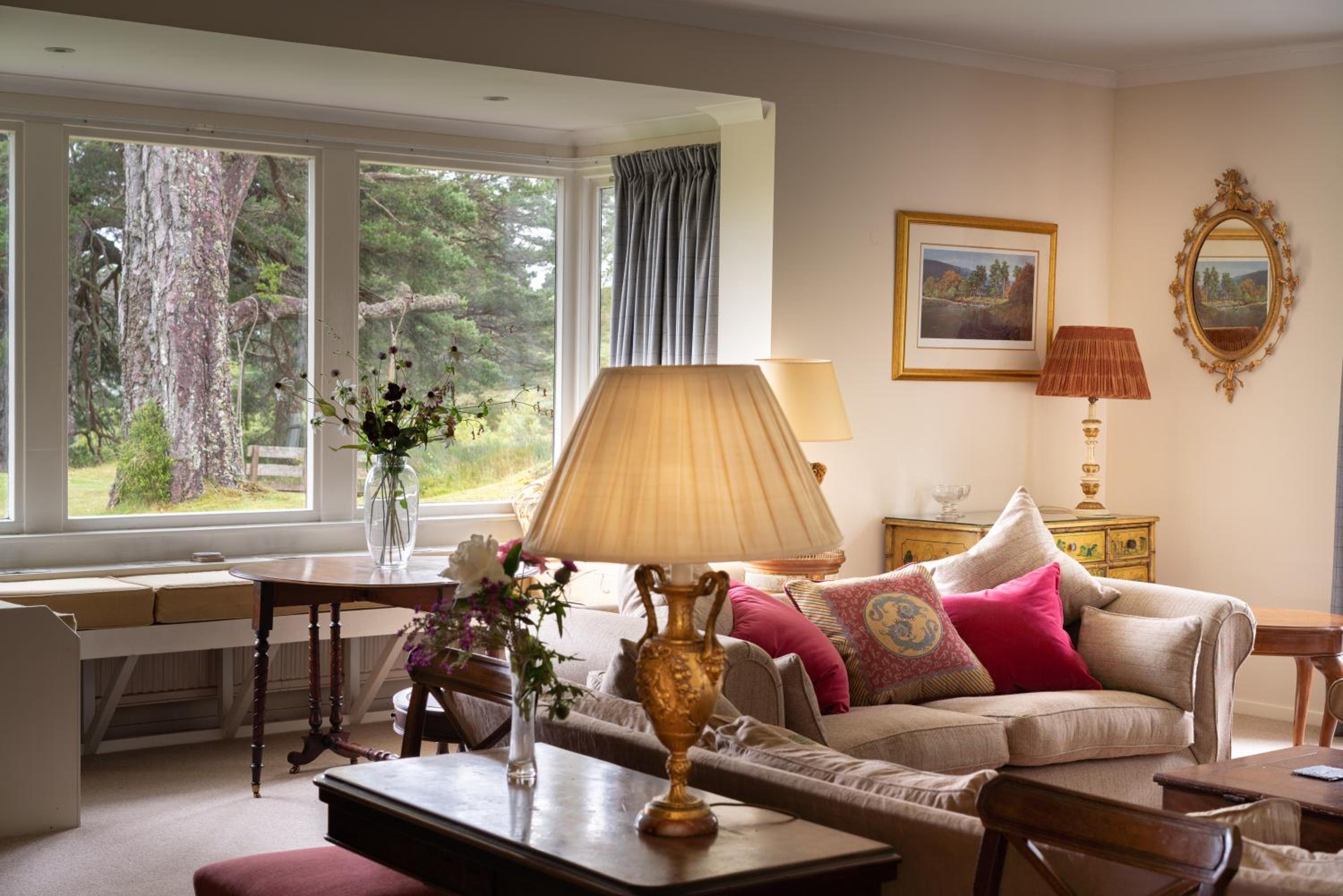 Lochs Lodge, Glenlyon, Perthshire view 2