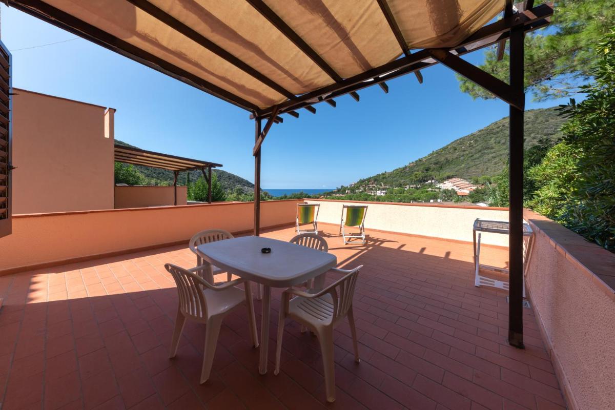 outdoor BBQ area