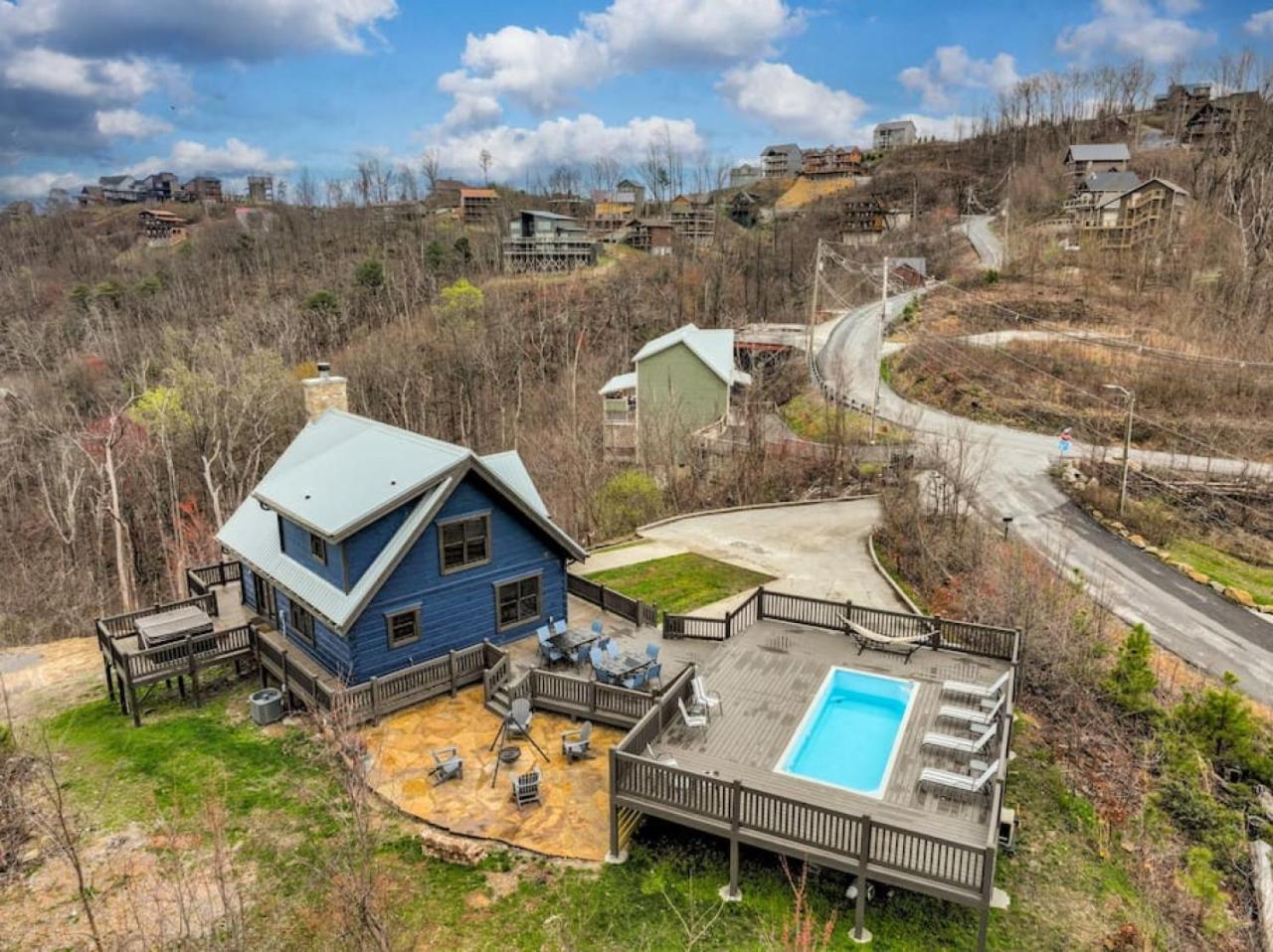 Midnight Moon New Pool Deck view and Design Great Location