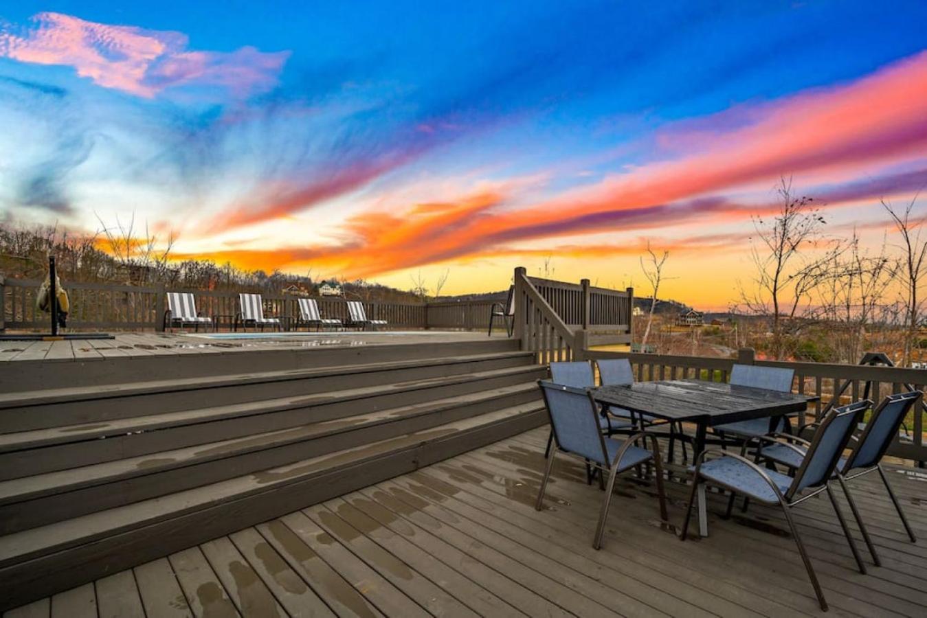 Midnight Moon New Pool Deck view and Design Great Location