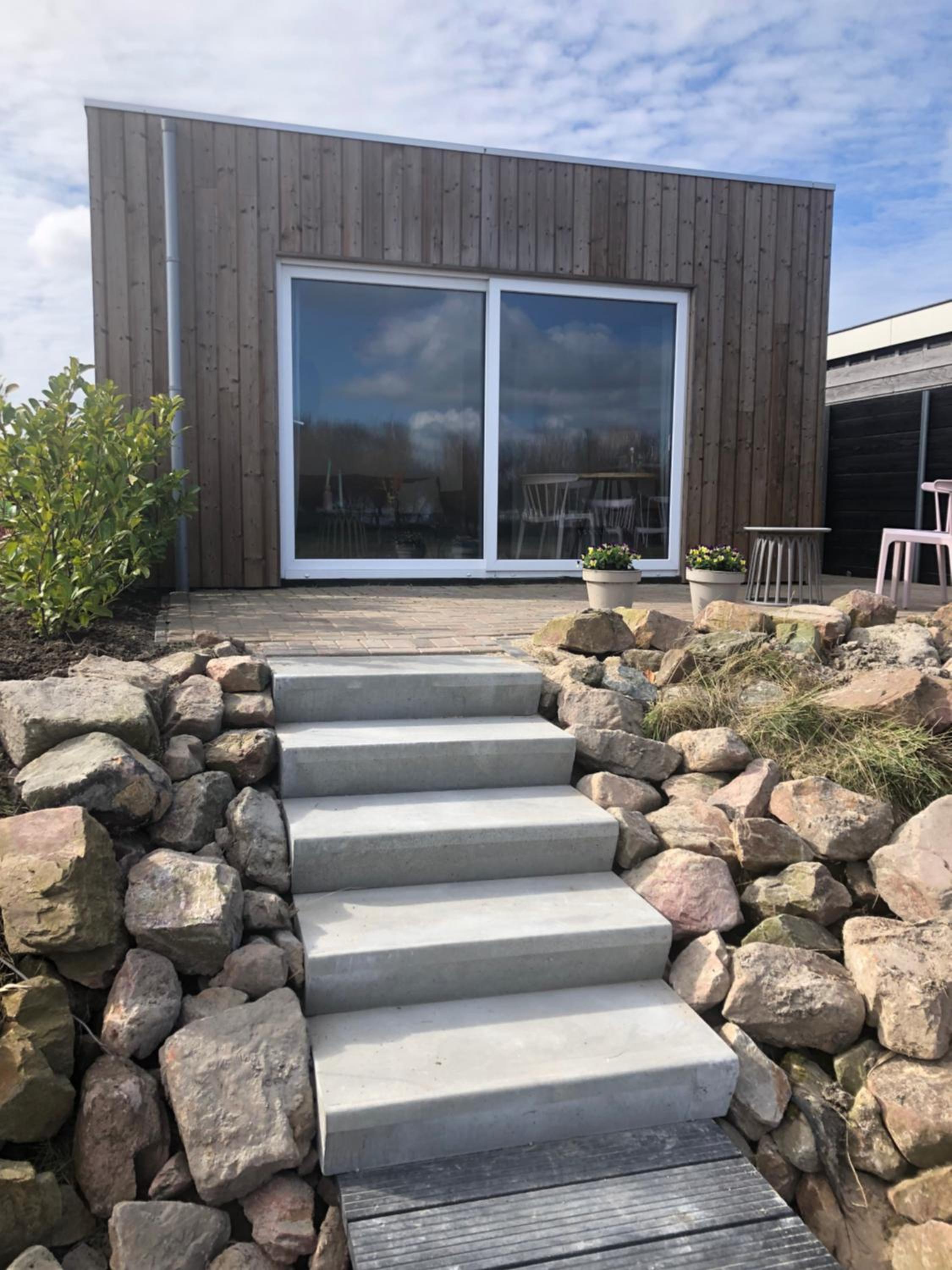 Tiny house Stilte oan it wetter