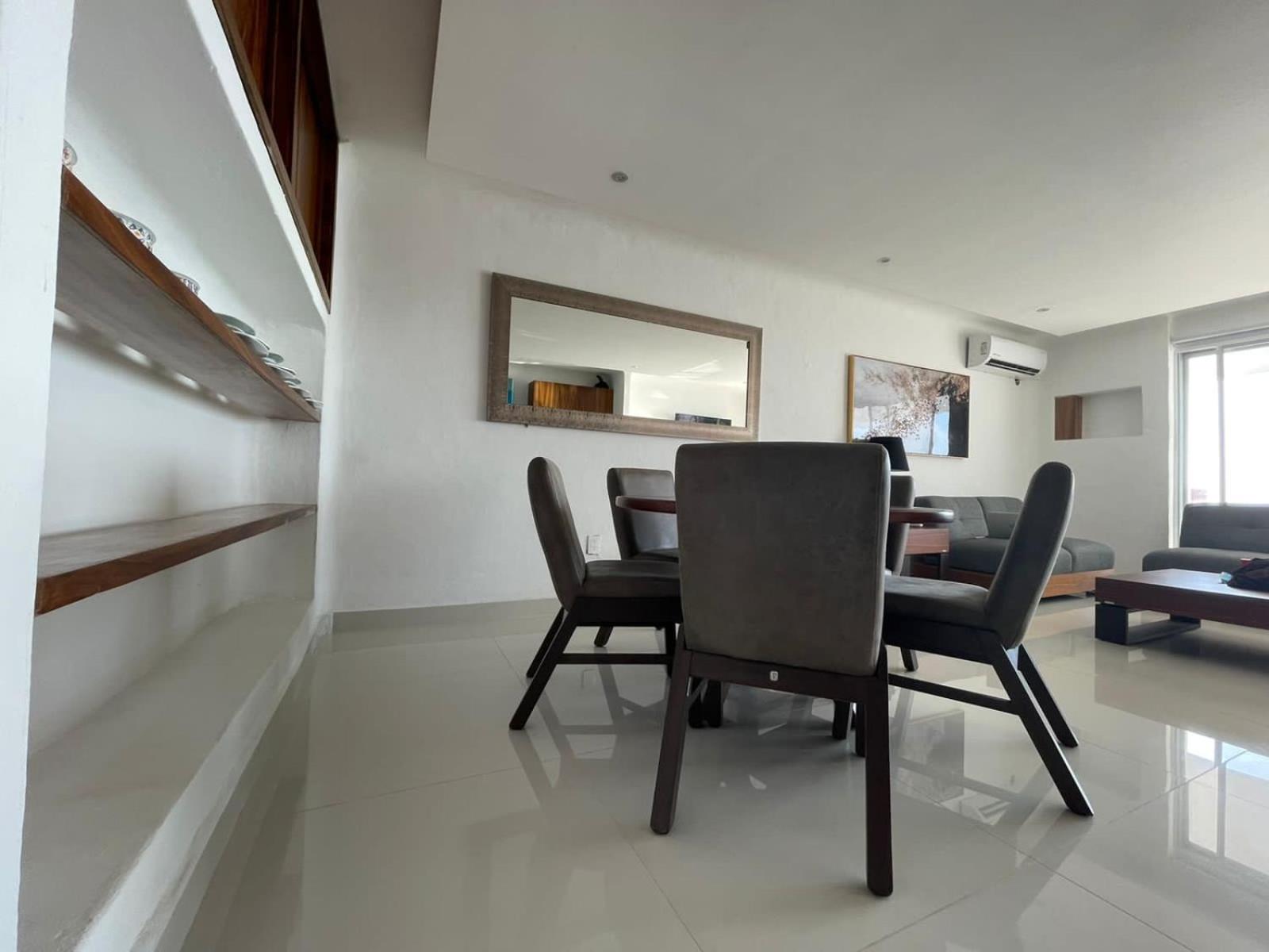 INCREIBLE DEPARTAMENTO A PIE DE PLAYA EN MANZANILLO, COMPLETAMENTE NUEVO