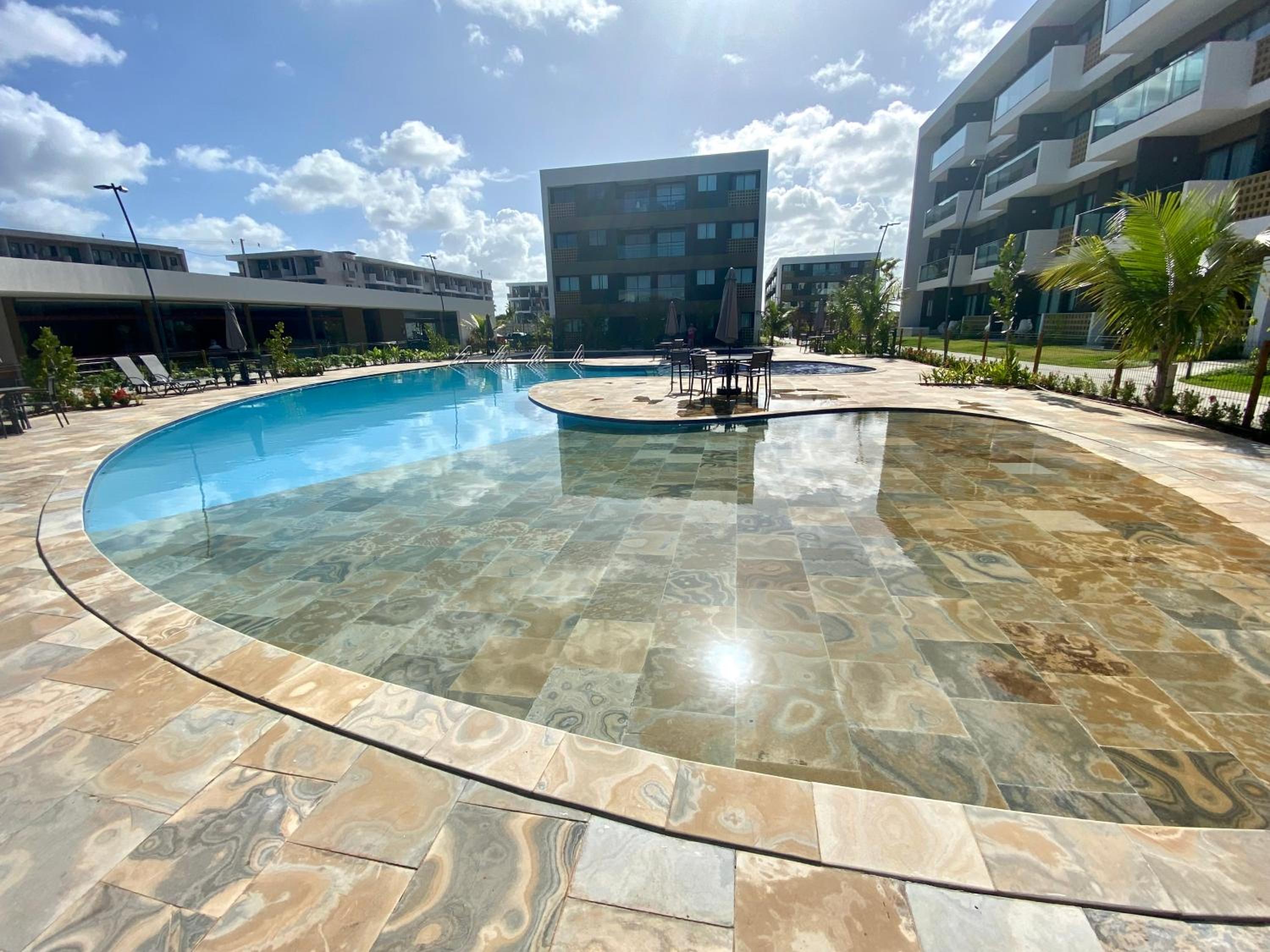 Flat Luxuoso Com Vista Para a Piscina-Muro Alto, Porto de Galinhas