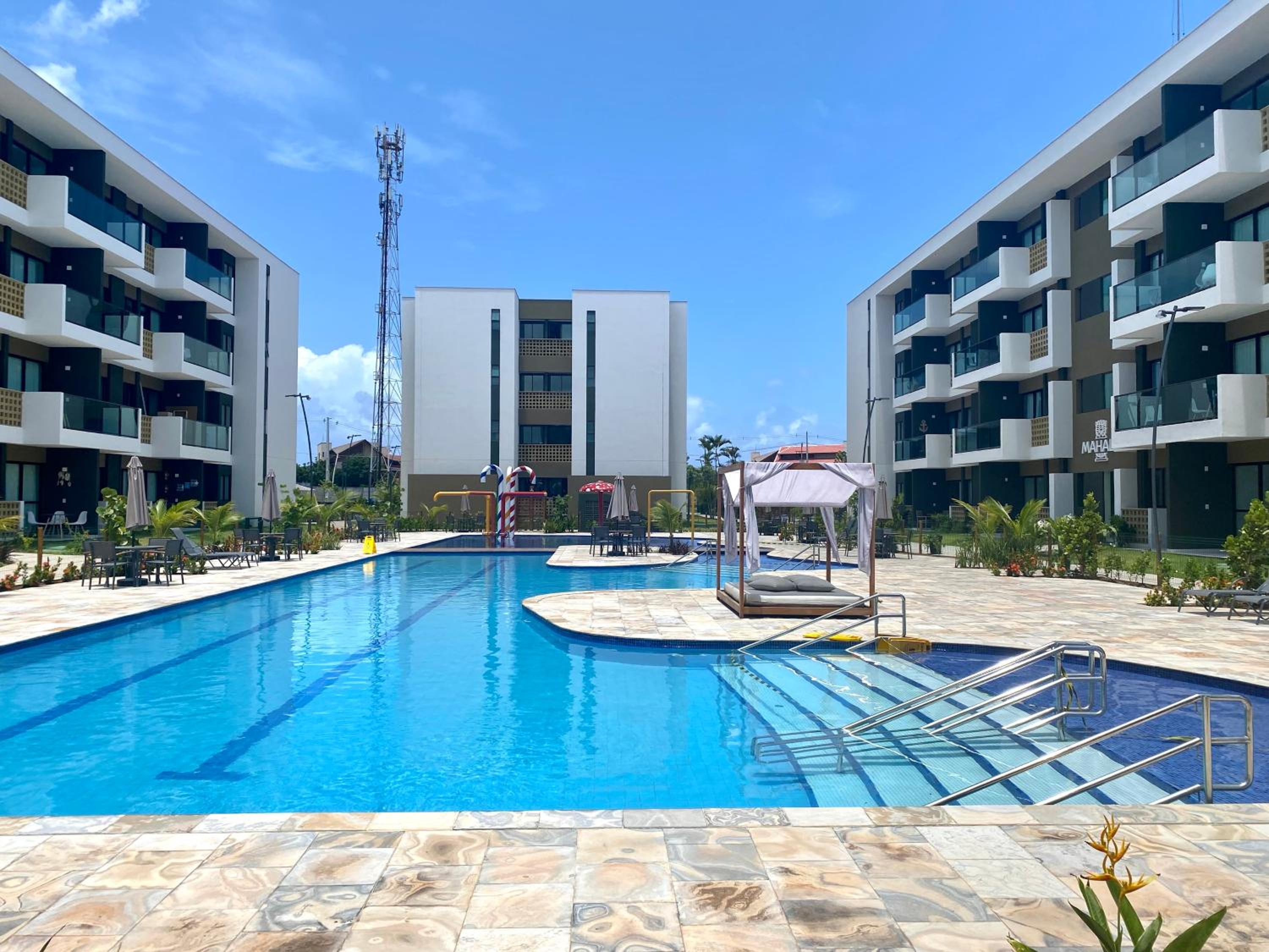 Flat Luxuoso Com Vista Para a Piscina-Muro Alto, Porto de Galinhas
