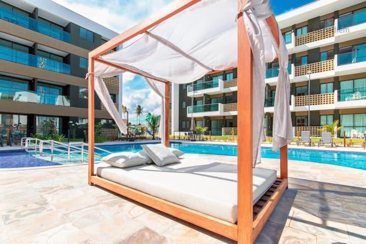 Flat Luxuoso Com Vista Para a Piscina-Muro Alto, Porto de Galinhas