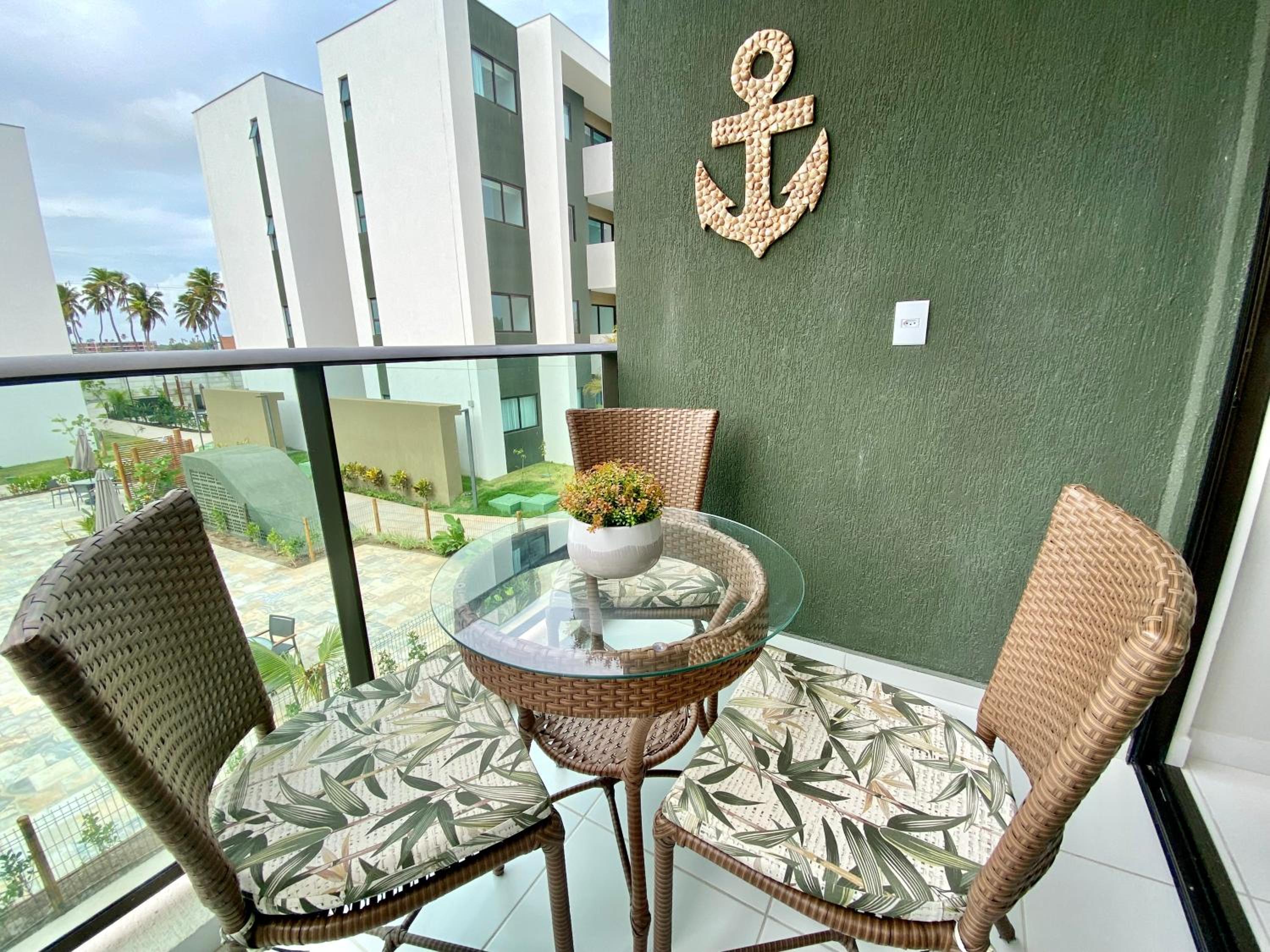 Flat Luxuoso Com Vista Para a Piscina-Muro Alto, Porto de Galinhas