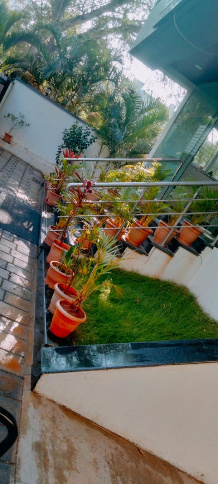 outdoor BBQ area