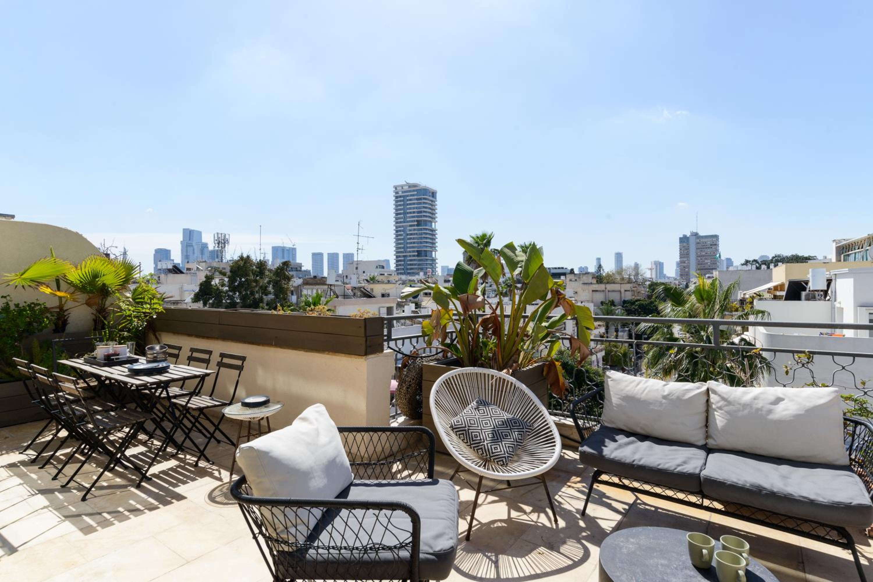 Mamad Duplex 2 Terraces City Center By Feelhome