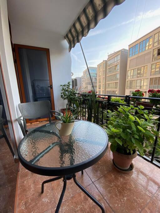 Mimosa’s apartment with lovely balcony