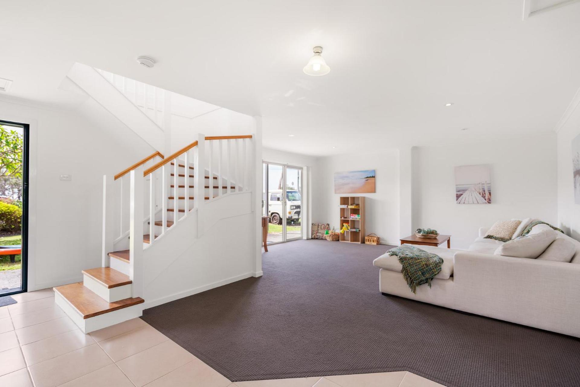 Surfs Up! Oceanfront Home Sleeps 6 steps from the sand