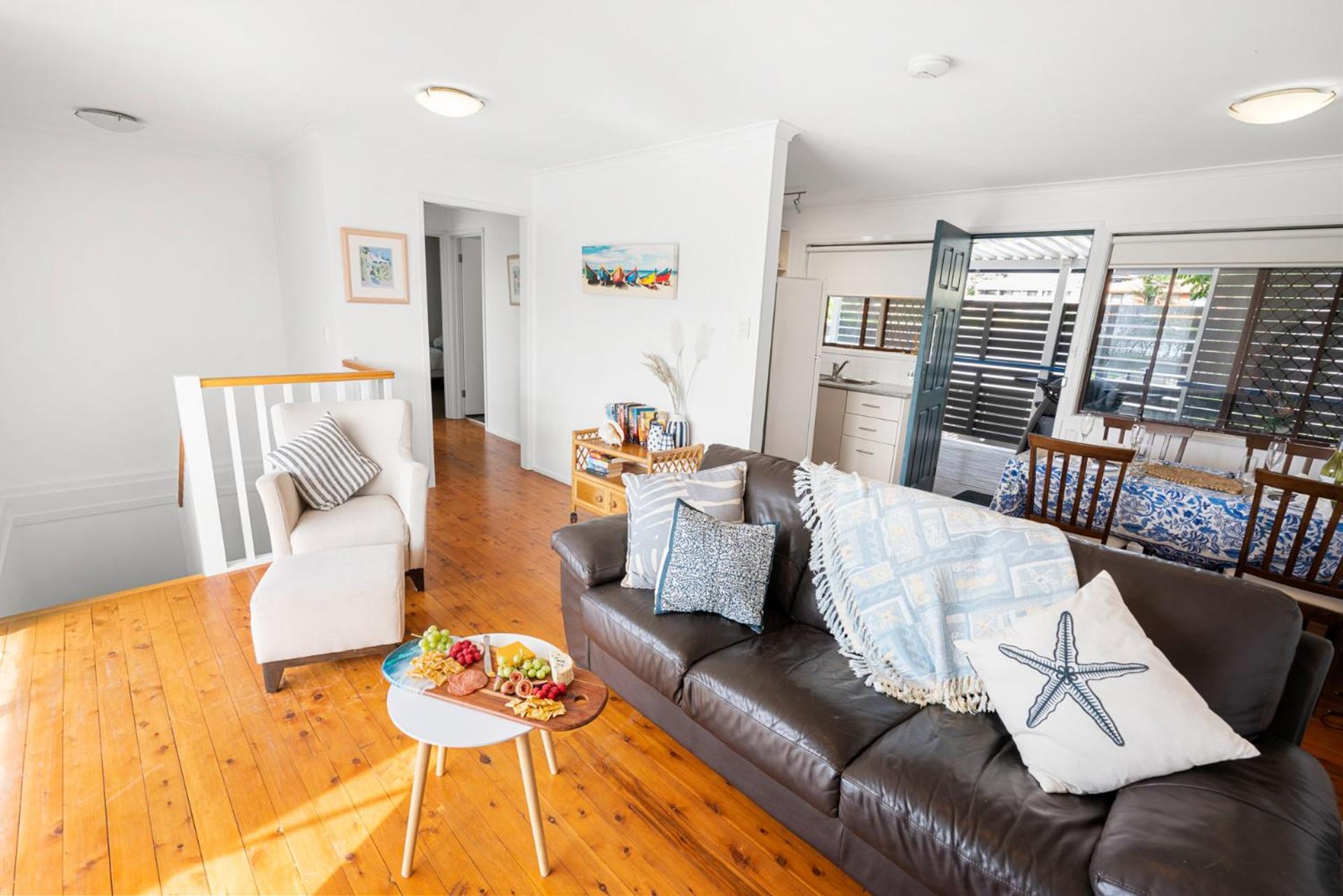 Surfs Up! Oceanfront Home Sleeps 6 steps from the sand