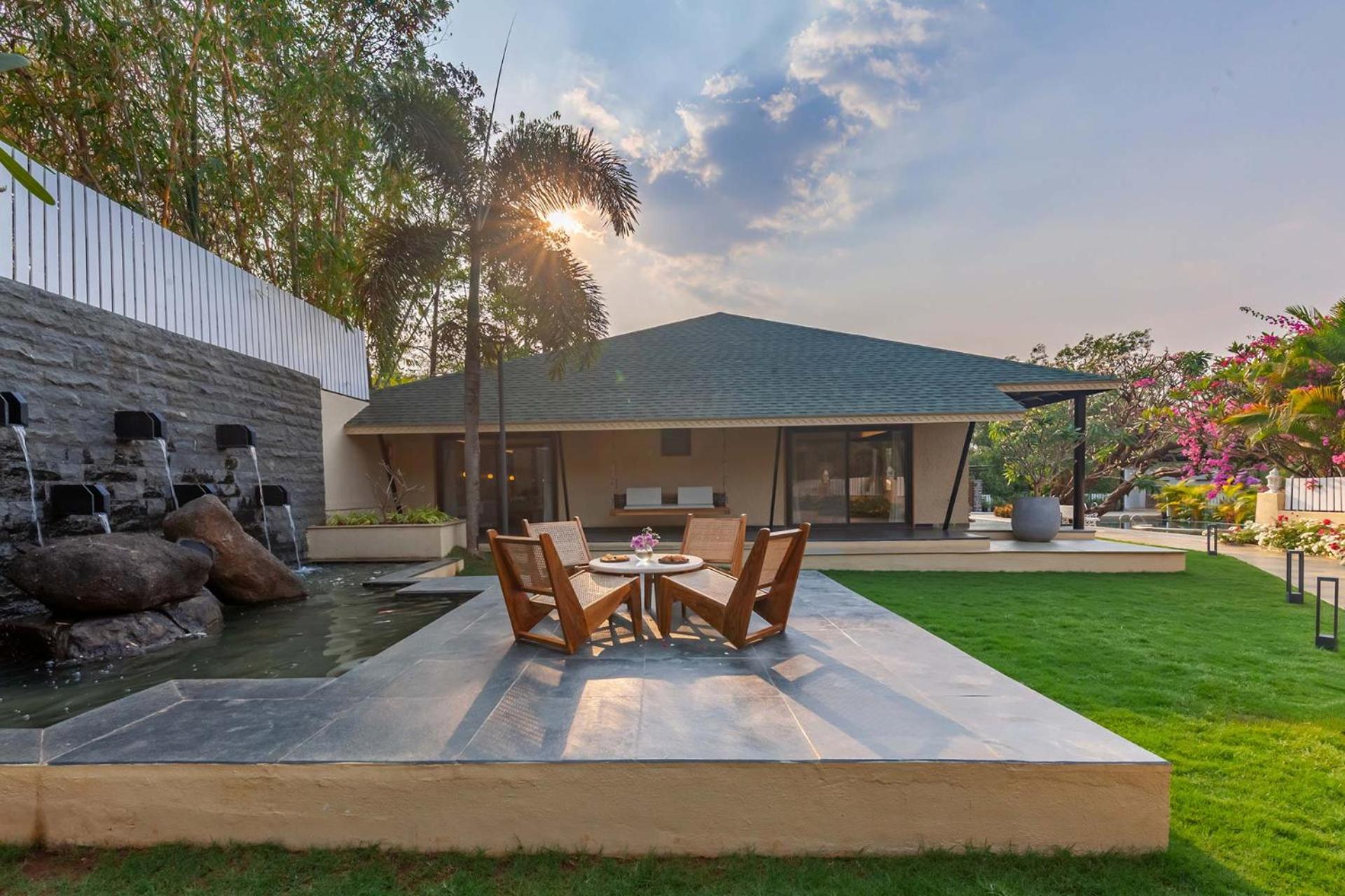 StayVista's Lush Villa - Rustic-Meets-Modern Interiors, Pool, Jacuzzi & Indoor activities view 3
