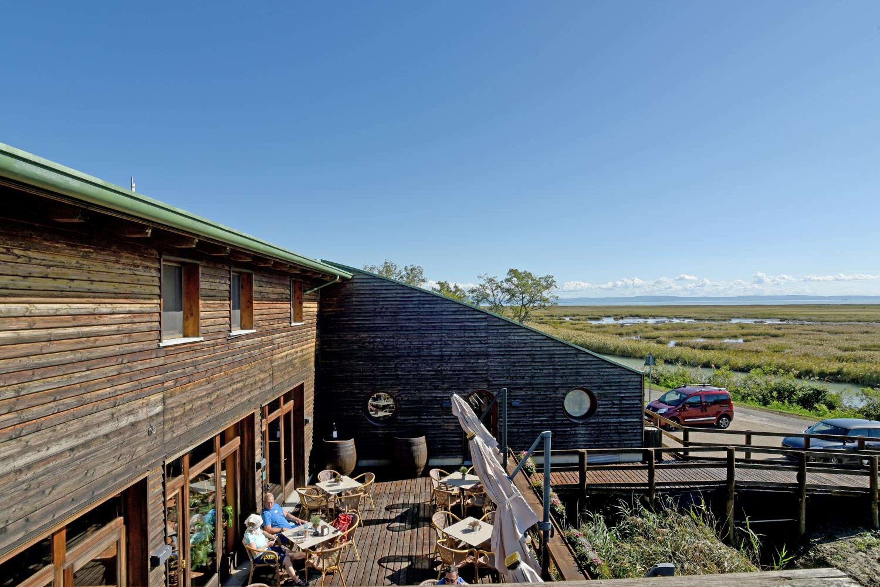 outdoor BBQ area