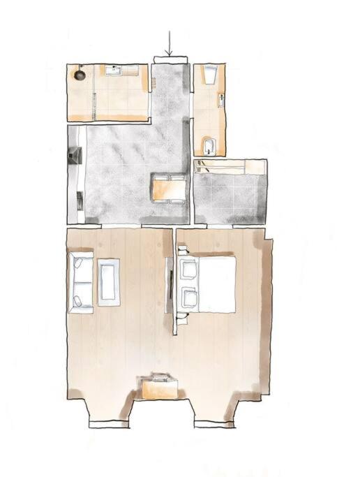 L'arco Trieste studio living 2 view 4