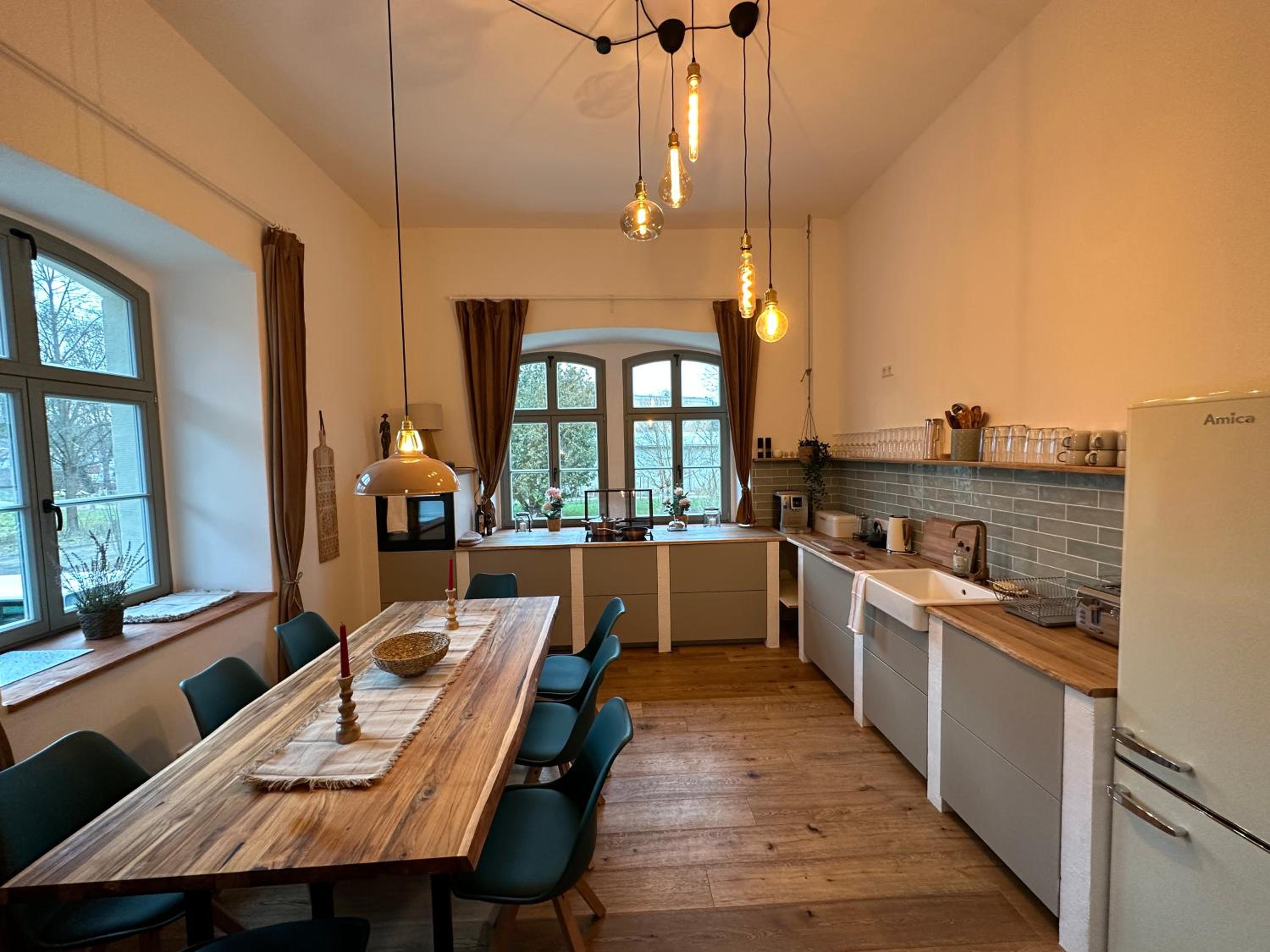 Ferienwohnung Hortensie Rittergut Schloss Zehista Gutshaus