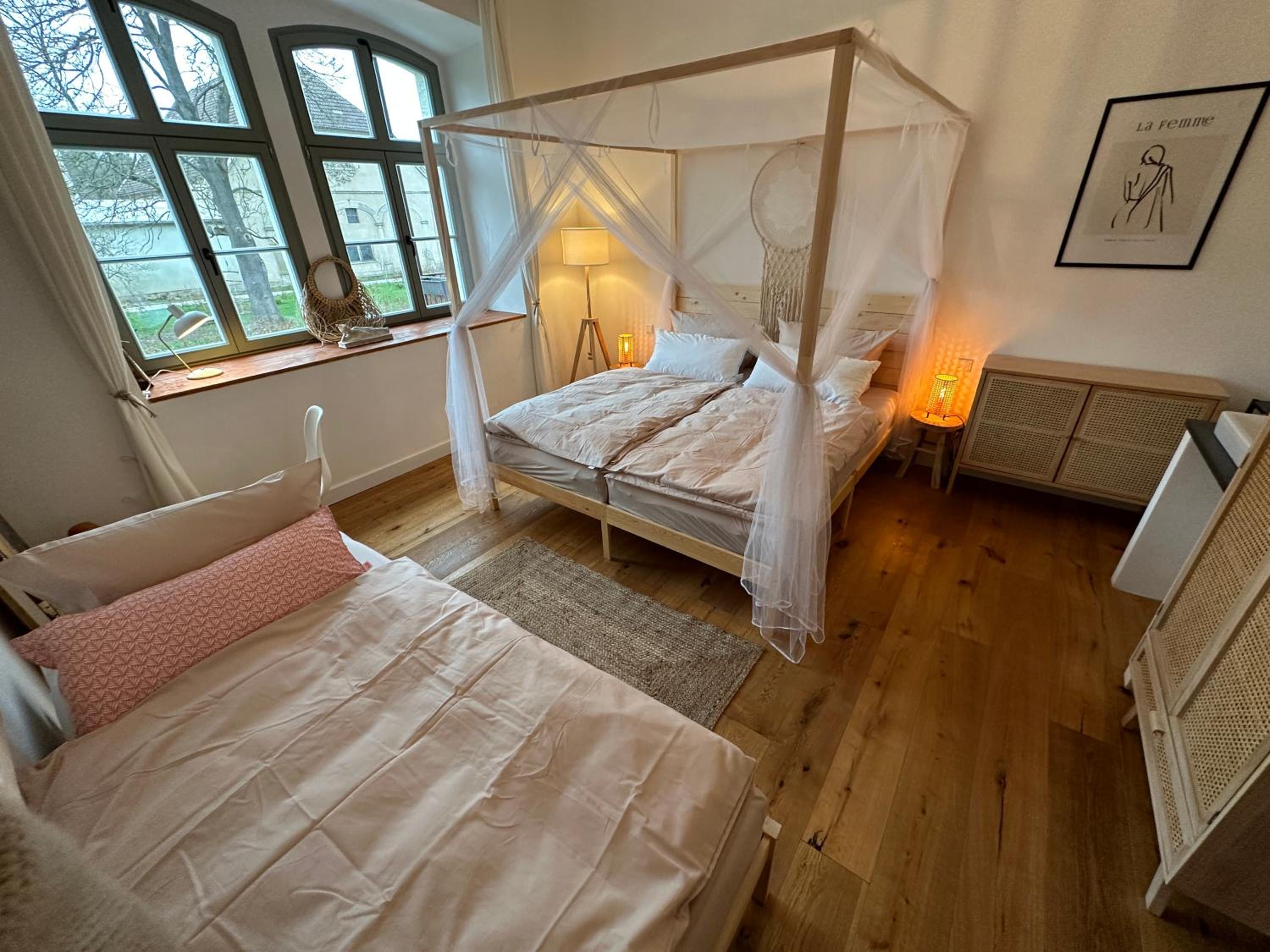 Ferienwohnung Hortensie Rittergut Schloss Zehista Gutshaus