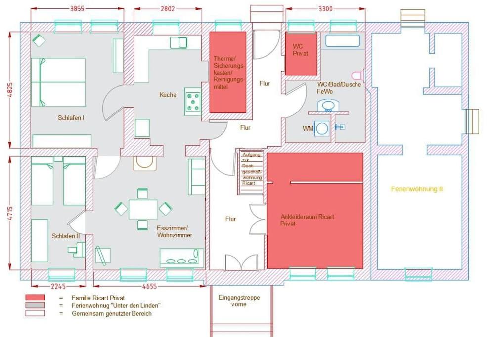 Romantische Ferienwohnung Unter den Linden